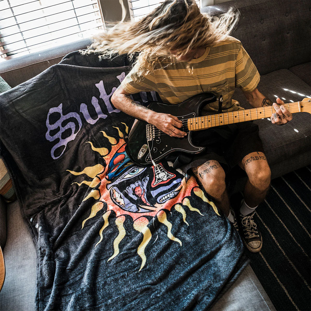 SUBLIME x SLOWTIDE - PLUSH THROW BLANKET - Image 2