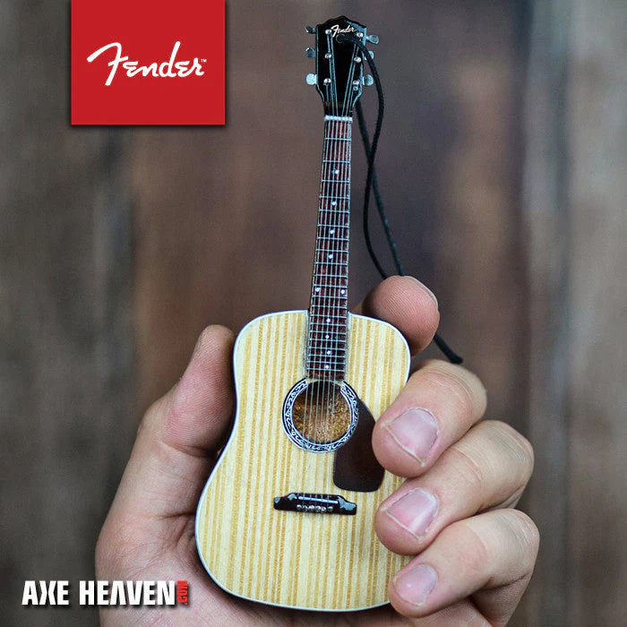 FENDER - DREADNOUGHT ACOUSTIC - 6" MINI GUITAR ORNAMENT - Image 2