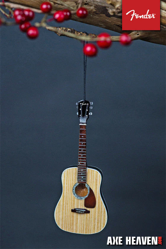 FENDER - DREADNOUGHT ACOUSTIC - 6" MINI GUITAR ORNAMENT - Image 3