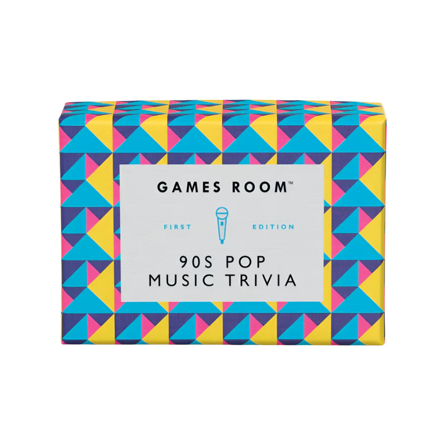 90s MUSIC TRIVIA CARDS