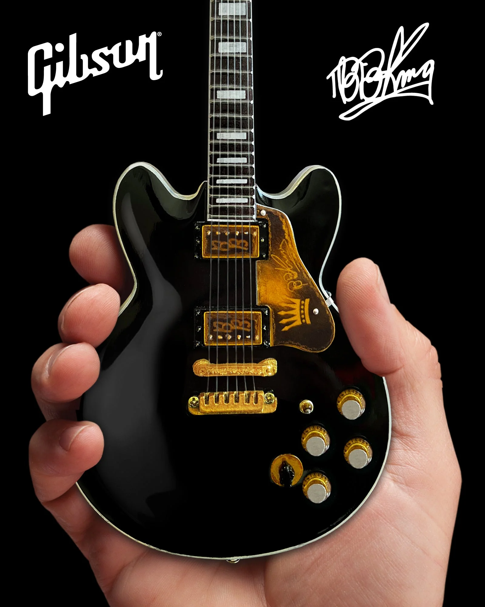 BB KING - GIBSON ES-345 80TH BIRTHDAY LUCILLE - MINI GUITAR - Image 2
