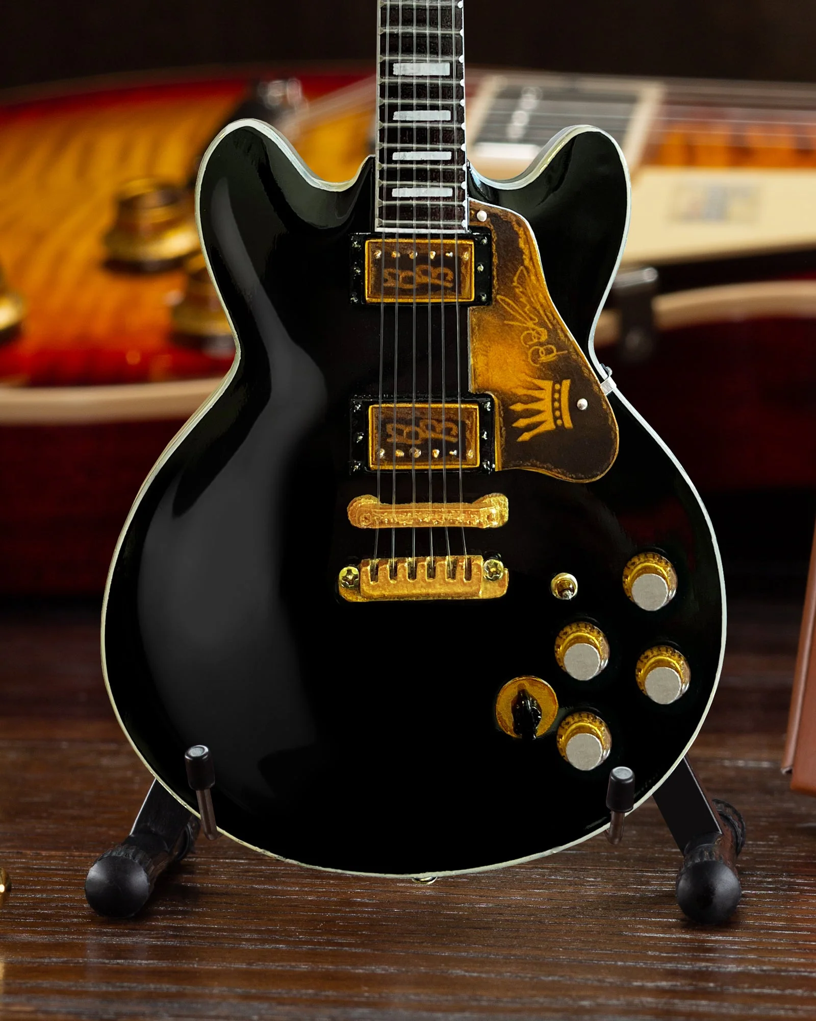 BB KING - GIBSON ES-345 80TH BIRTHDAY LUCILLE - MINI GUITAR - Image 4