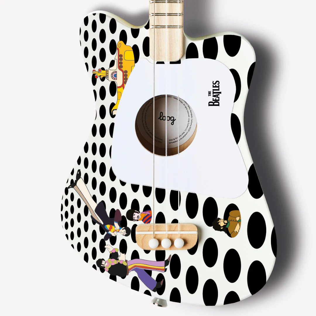 THE BEATLES x LOOG GUITARS - YELLOW SUBMARINE MINI GUITAR BUNDLE - Image 2