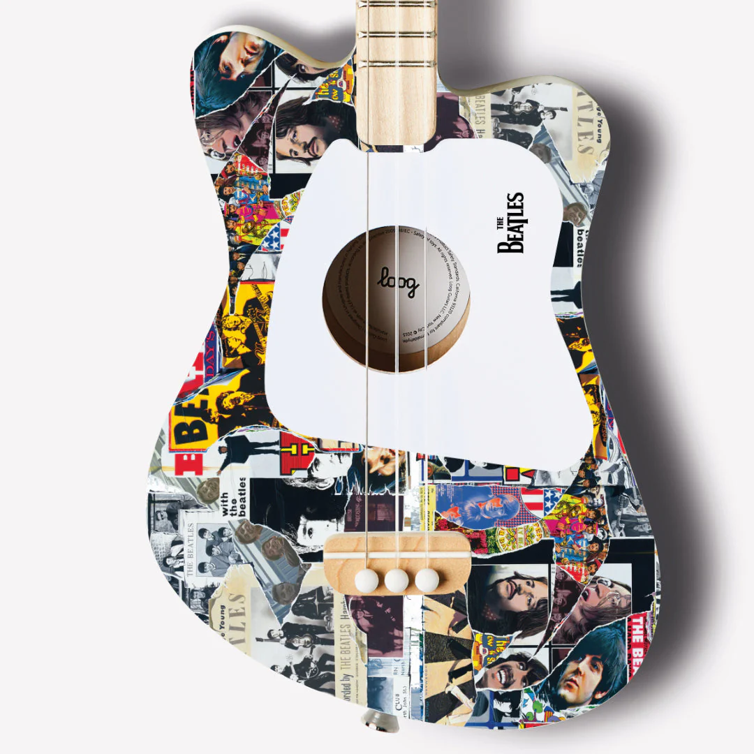 THE BEATLES x LOOG GUITARS - COLLAGE MINI GUITAR BUNDLE - Image 2