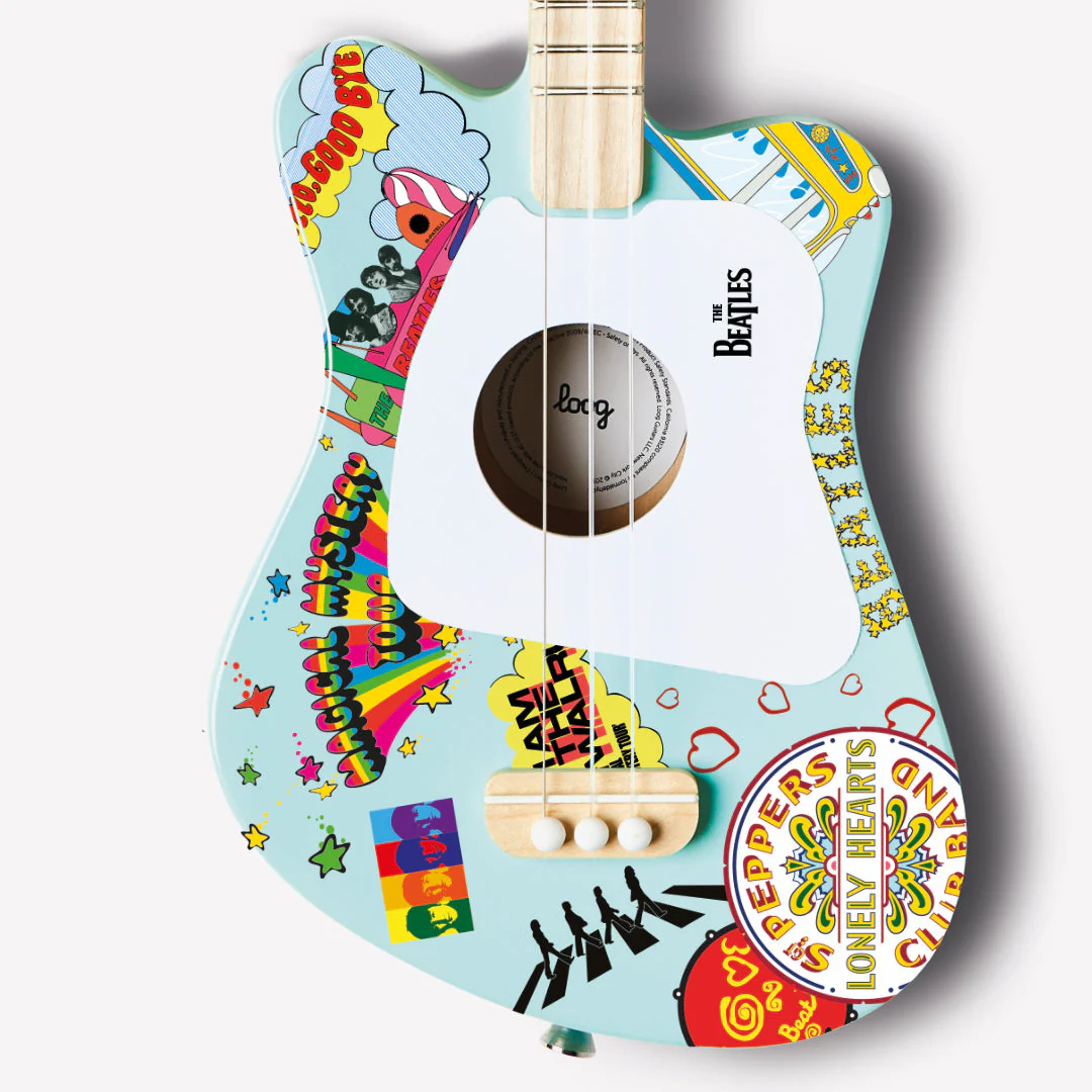 THE BEATLES x LOOG GUITARS - SGT. PEPPERS MINI GUITAR BUNDLE - Image 2