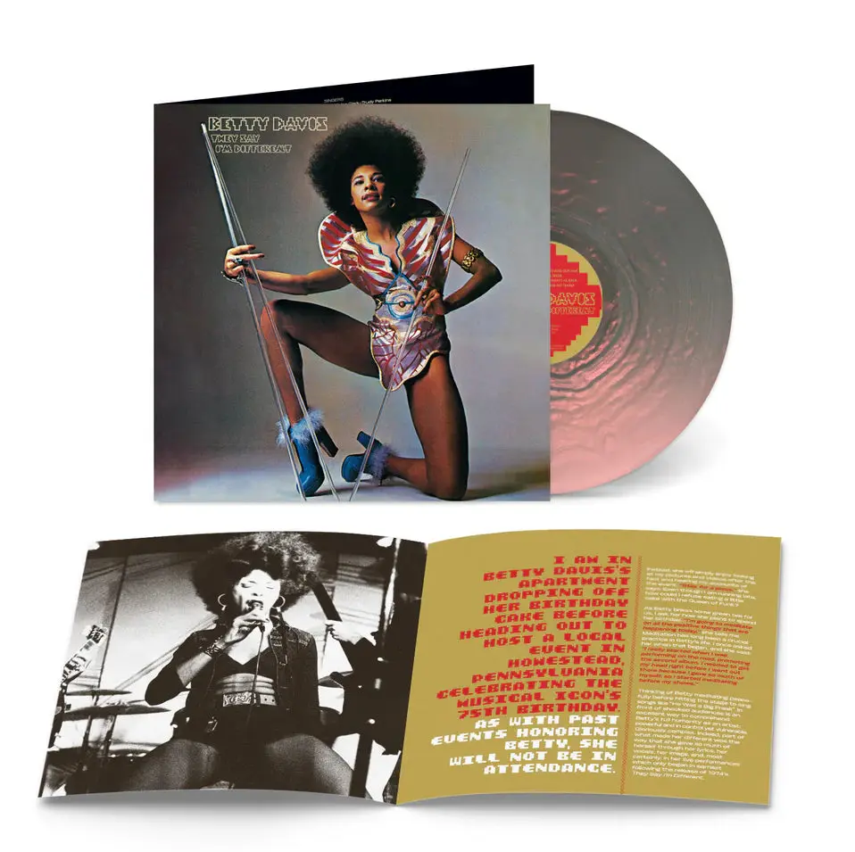 BETTY DAVIS - THEY SAY I'M DIFFERENT - COLOR - VINYL LP