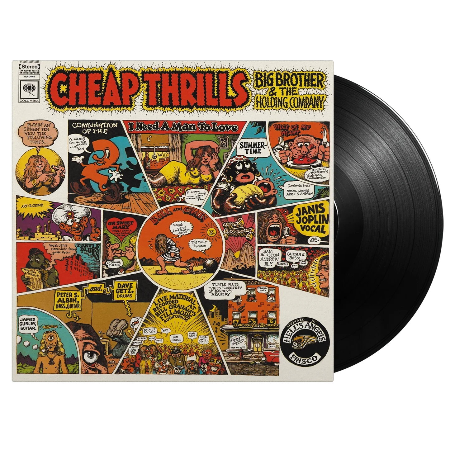 JANIS JOPLIN / BIG BROTHER & THE HOLDING COMPANY - CHEAP THRILLS - VINYL LP