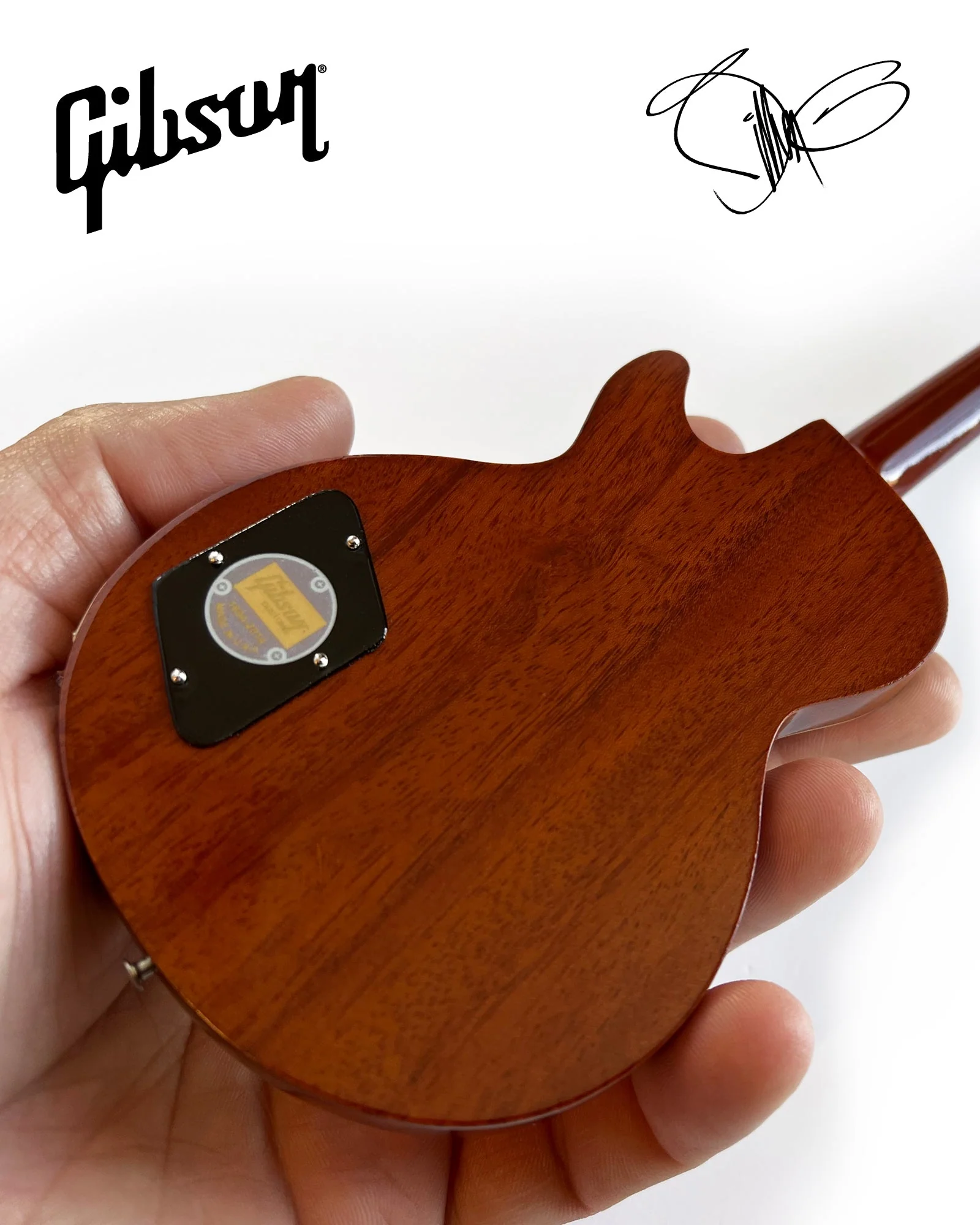 BILLY F GIBBONS - "PINSTRIPE" GIBSON LES PAUL GOLDTOP - MINI GUITAR - Image 7