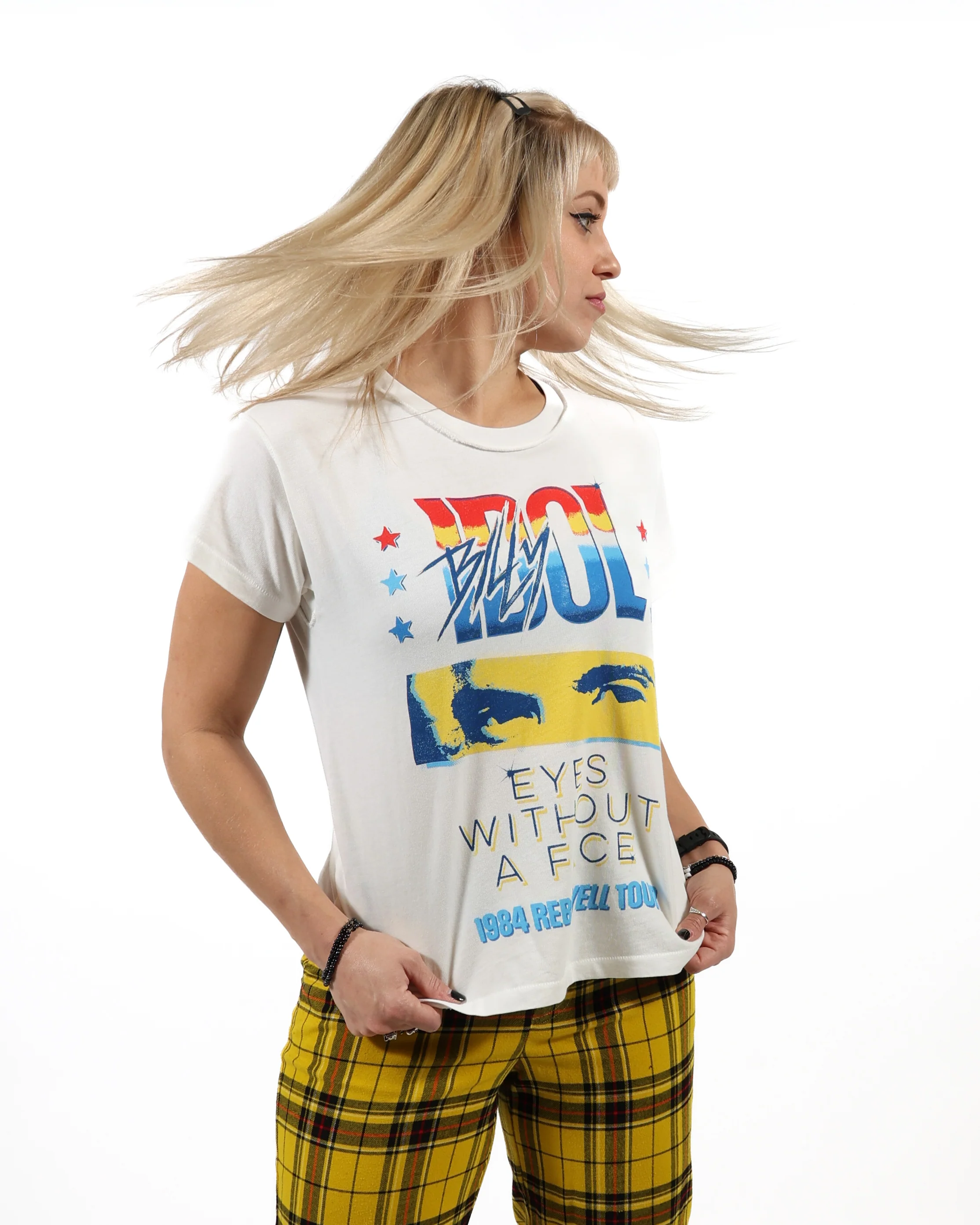 BILLY IDOL - EYES WITHOUT A FACE REVERSE GF T-SHIRT - Image 3
