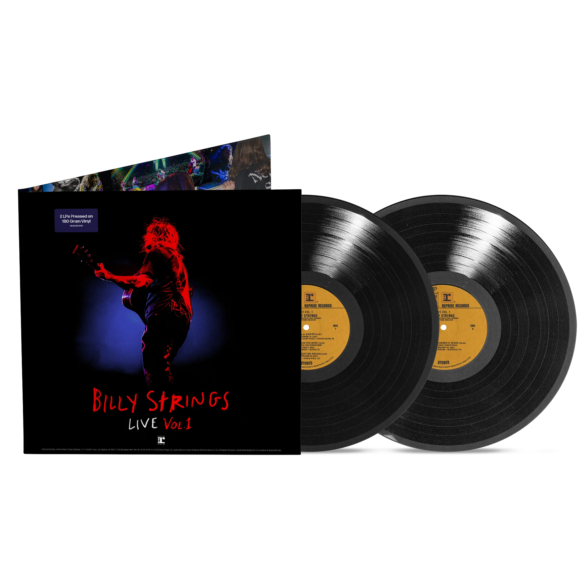 BILLY STRINGS - LIVE VOL. 1 - 2-LP - VINYL LP