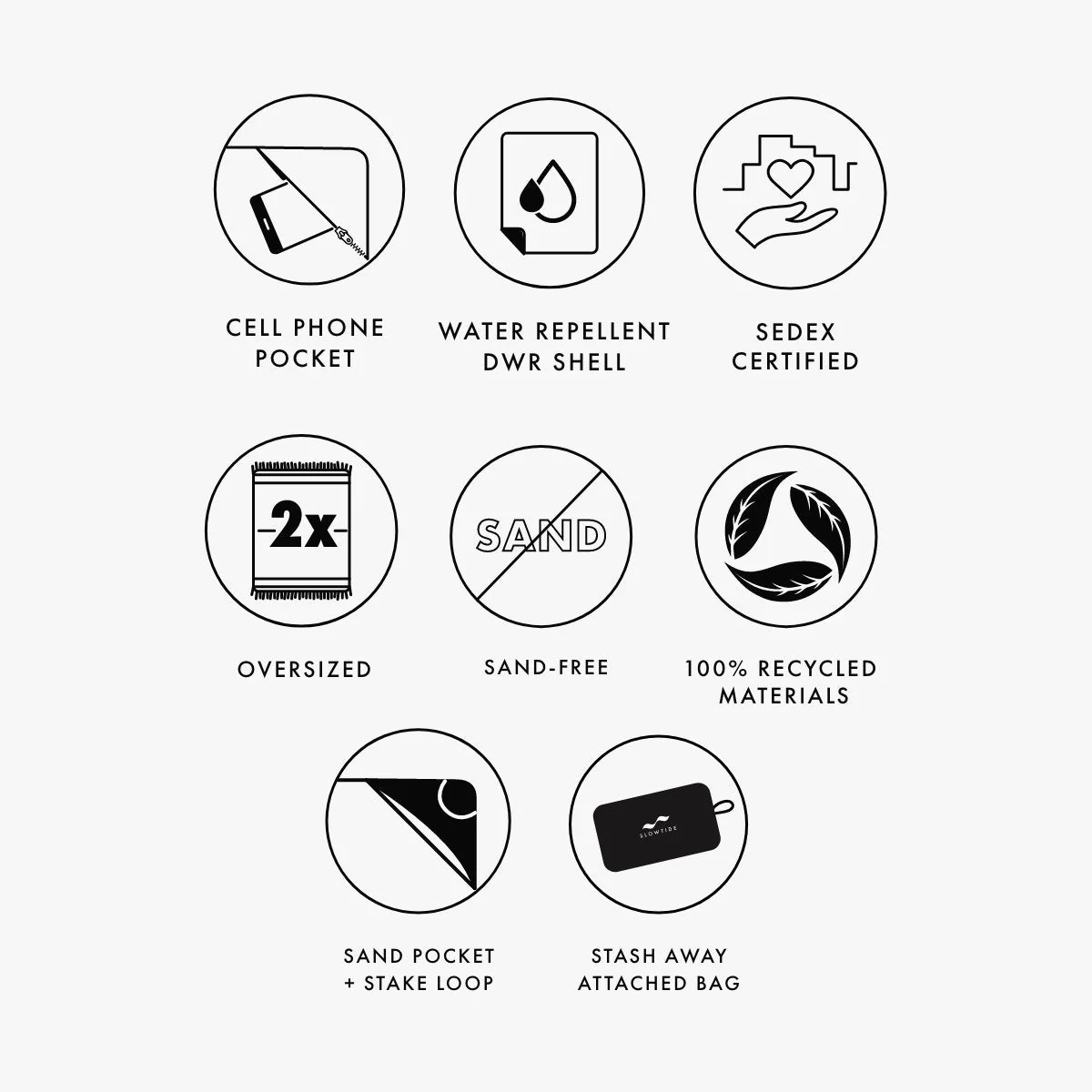 WU-TANG CLAN x SLOWTIDE - BLOCKS ON FIRE QUICK-DRY PICNIC BLANKET - Image 11