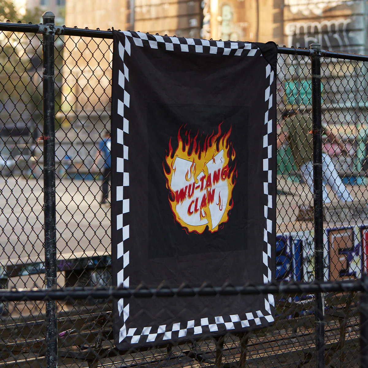 WU-TANG CLAN x SLOWTIDE - BLOCKS ON FIRE QUICK-DRY PICNIC BLANKET - Image 3