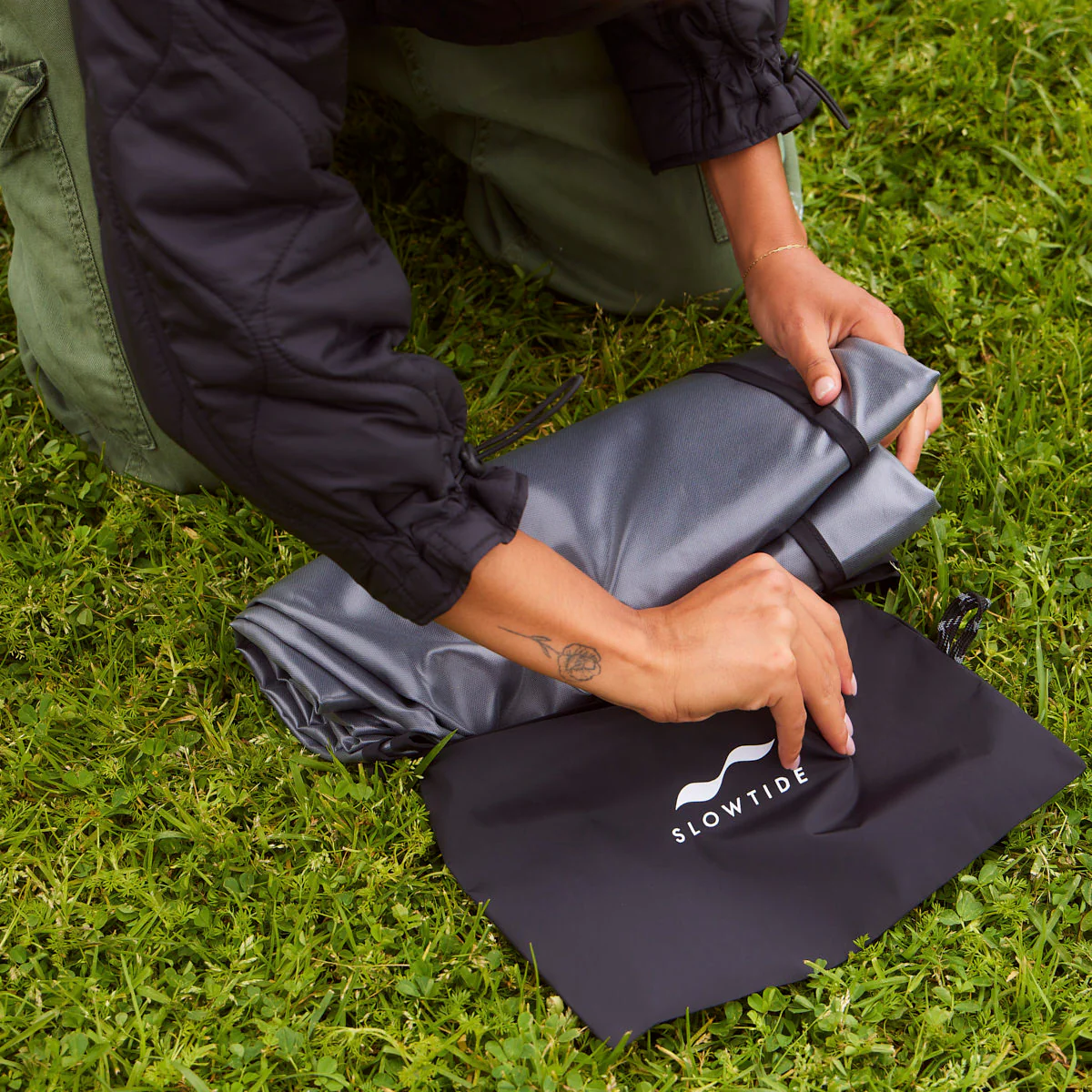 WU-TANG CLAN x SLOWTIDE - BLOCKS ON FIRE QUICK-DRY PICNIC BLANKET - Image 5
