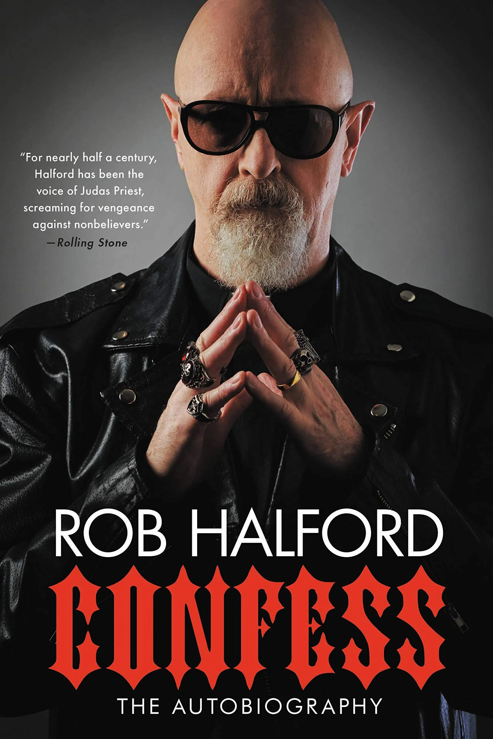 JUDAS PRIEST - ROB HALFORD - CONFESS - PAPERBACK - BOOK