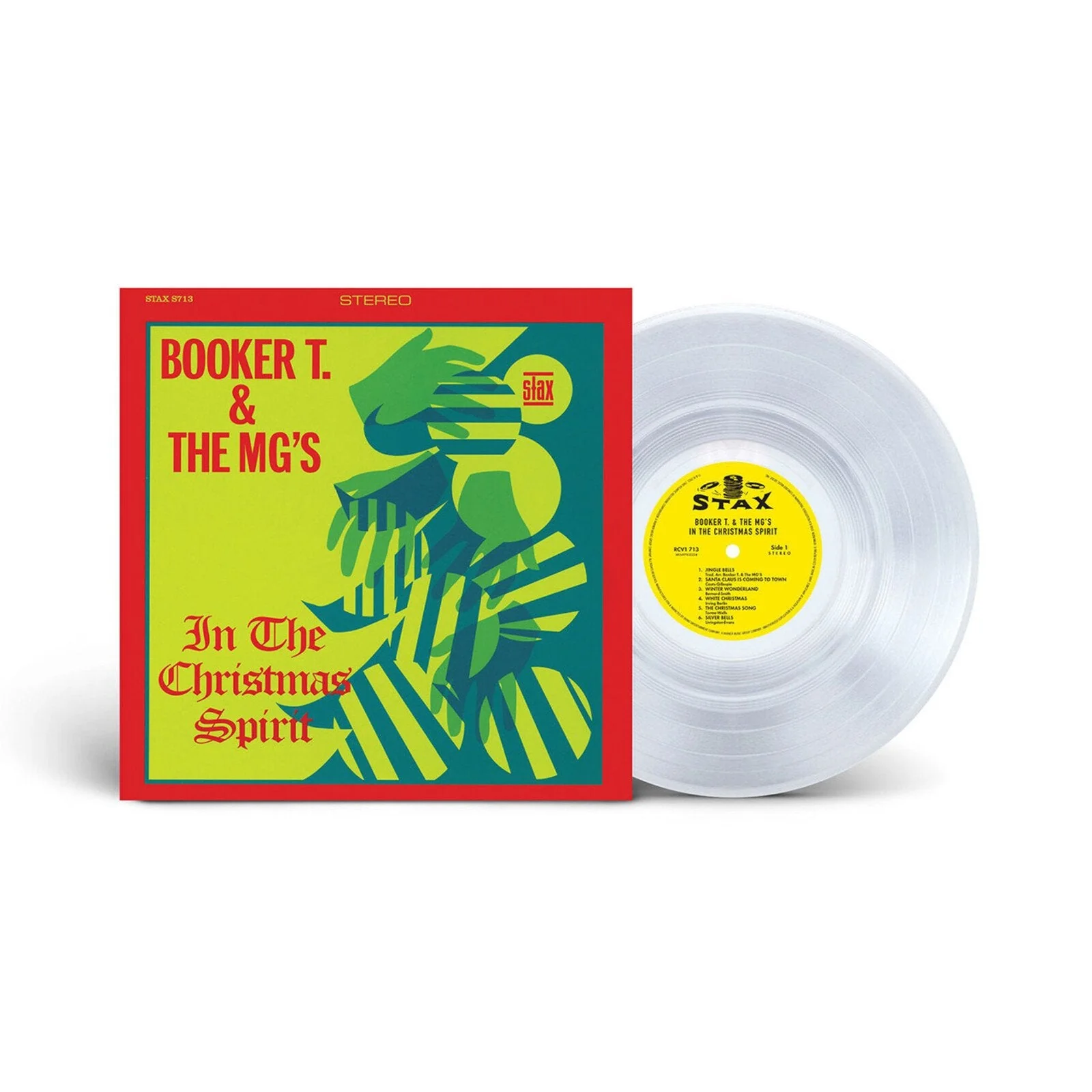 BOOKER T. & THE MG'S - IN THE CHRISTMAS SPIRIT - CLEAR COLOR - VINYL LP