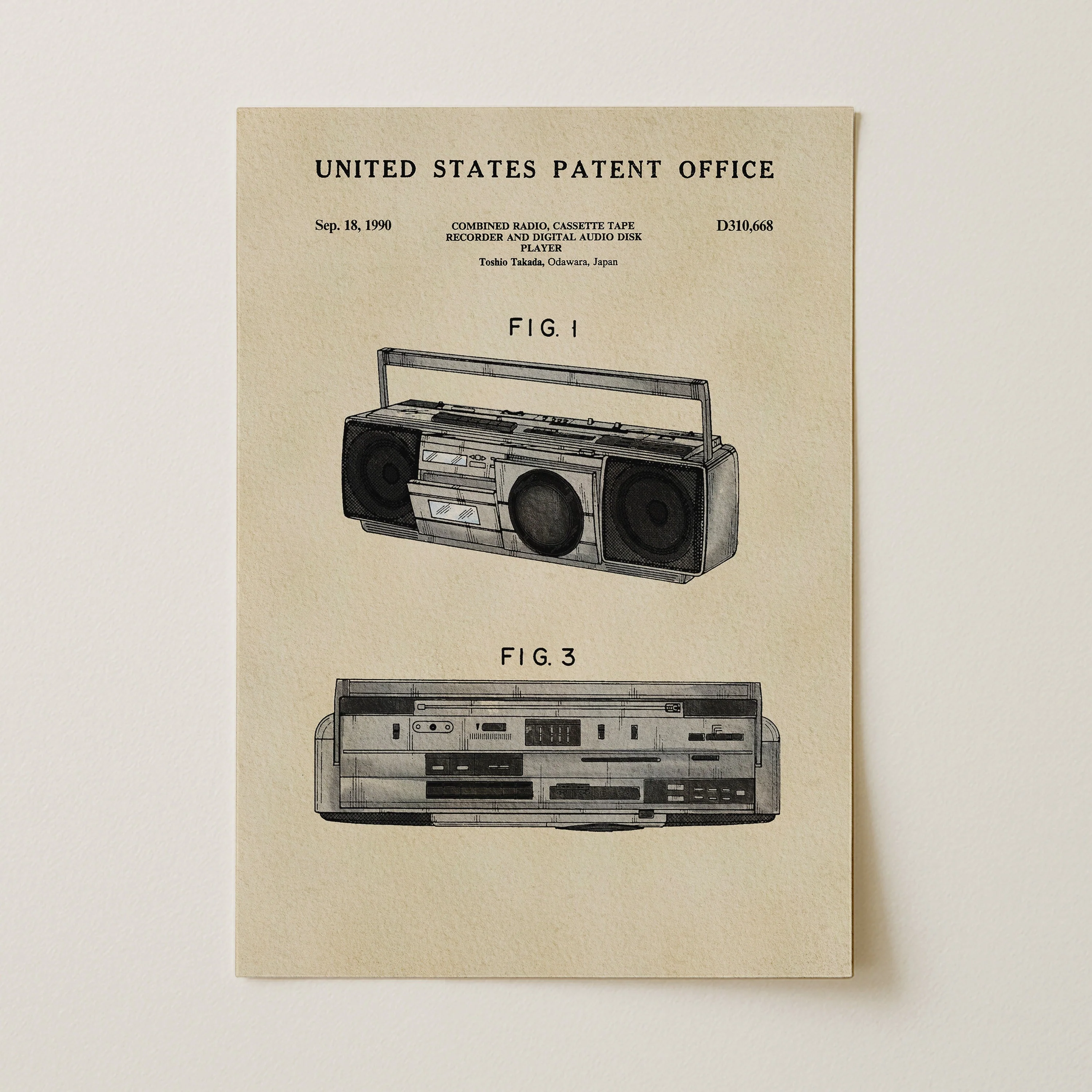 TIMELESS PATENTS - BOOMBOX PRINT - Image 2