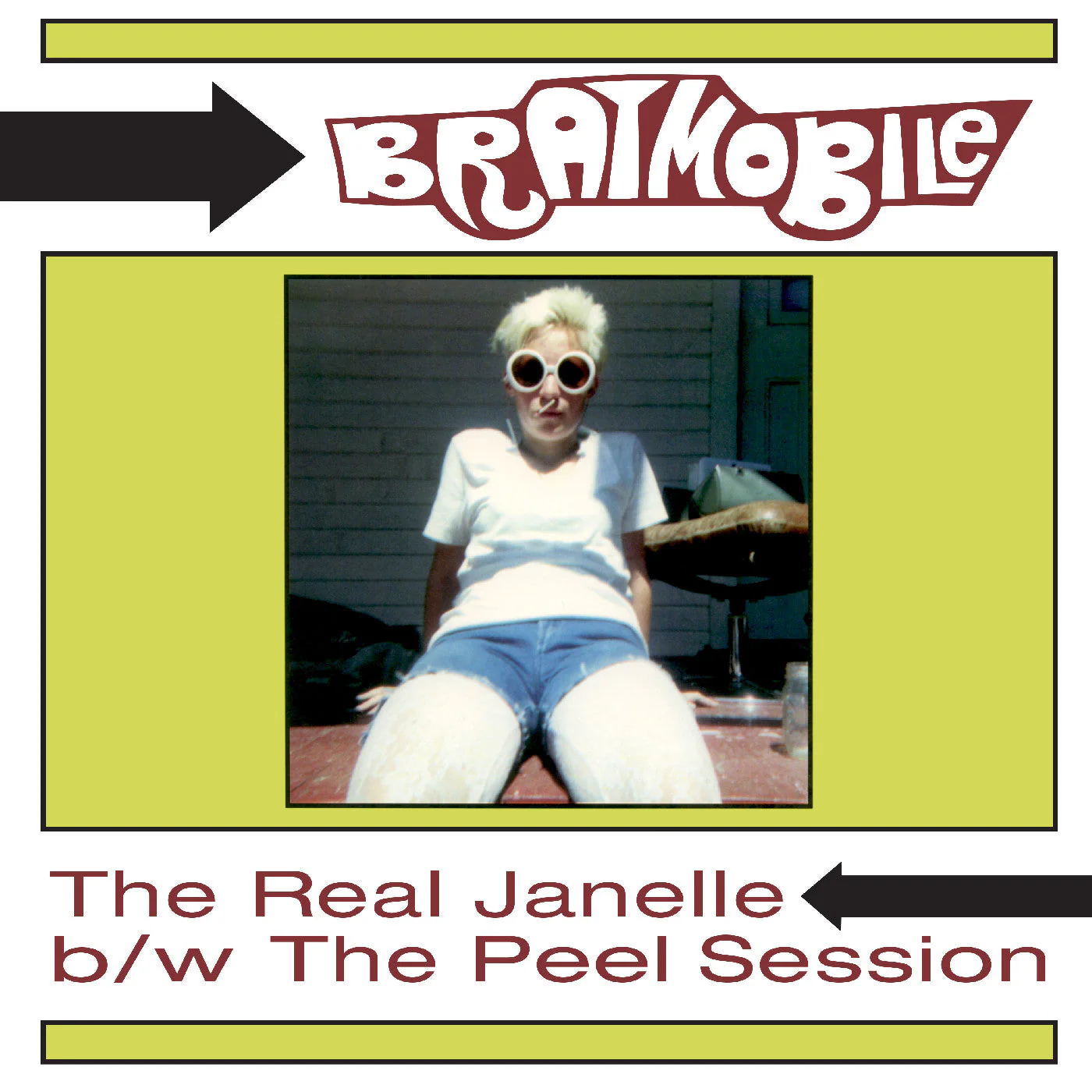 BRATMOBILE - THE REAL JANELLE b/w THE PEEL SESSION - VINYL LP