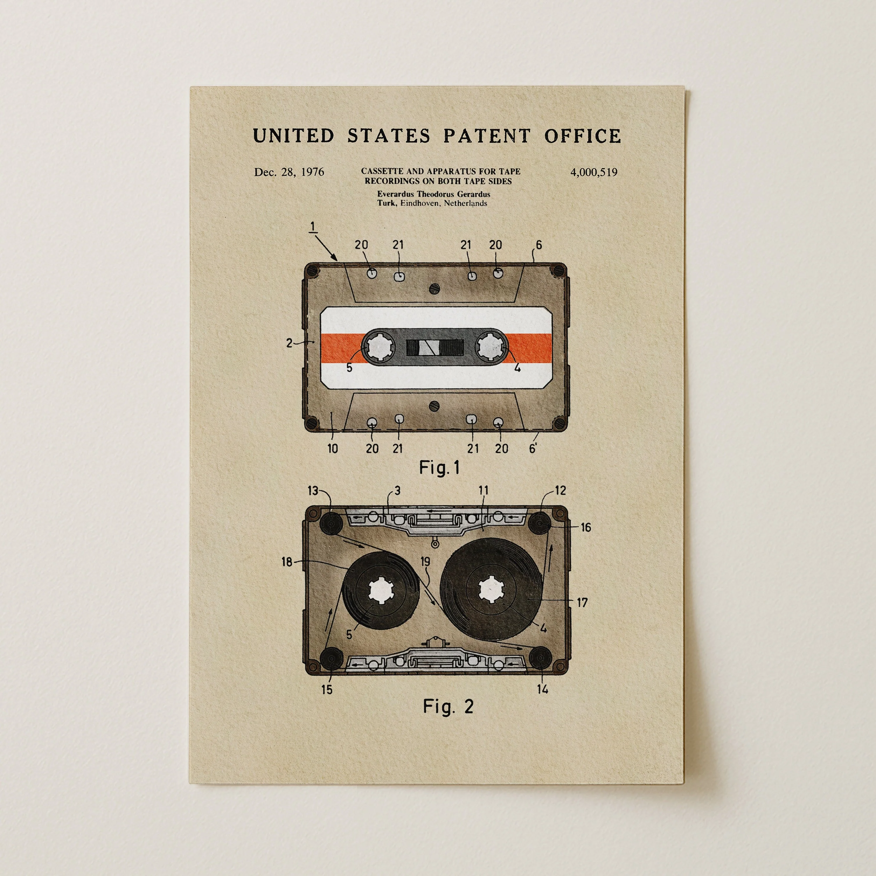 TIMELESS PATENTS - CASSETTE TAPE PRINT - Image 2