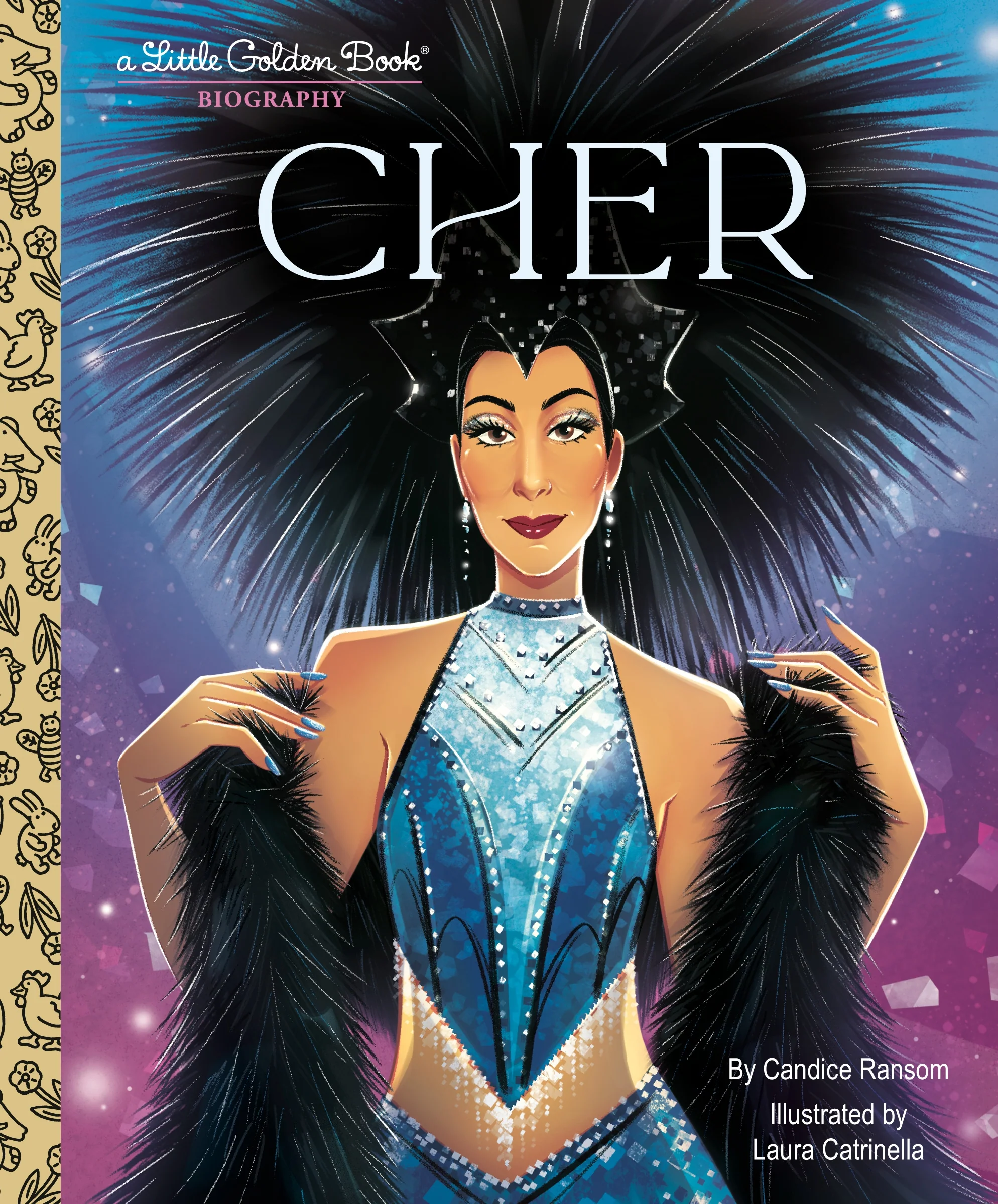 CHER - CHER: A LITTLE GOLDEN BOOK BIOGRAPHY - HARDCOVER - BOOK