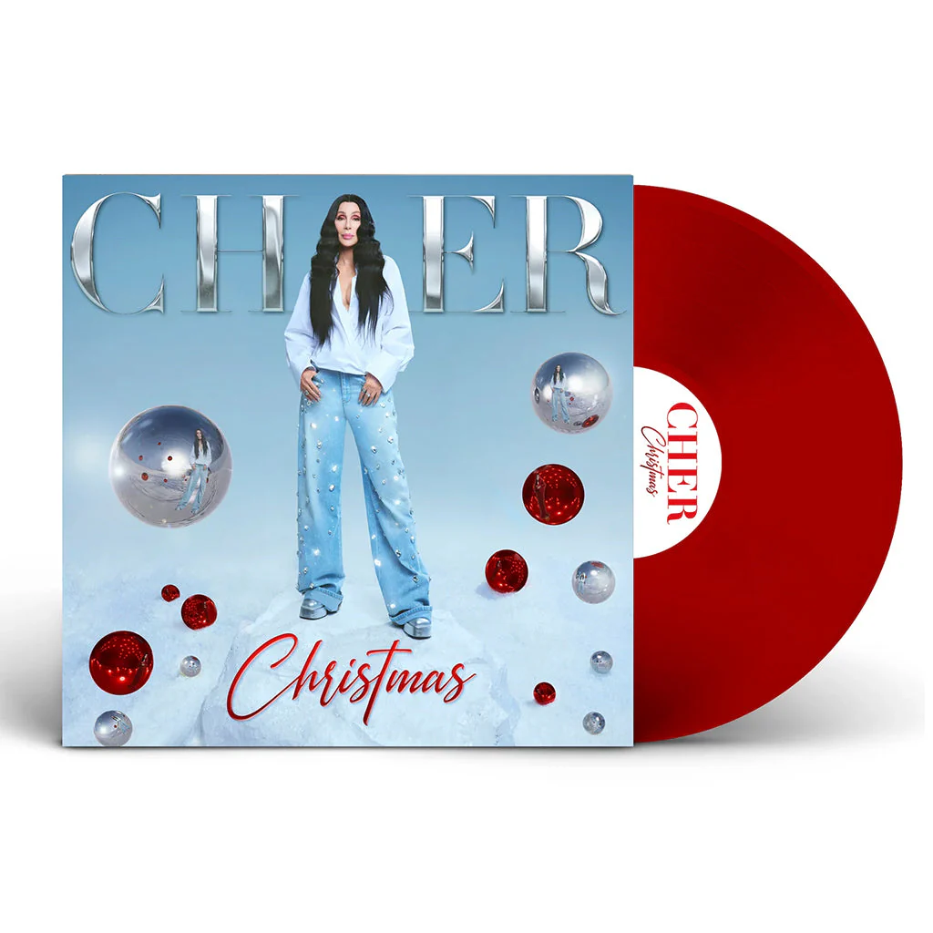 CHER - CHRISTMAS - RED COLOR - VINYL LP - Image 2