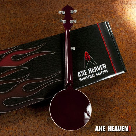 AXE HEAVEN - CLASSIC BANJO WITH A ROSEWOOD BACK - MINI GUITAR - Image 5