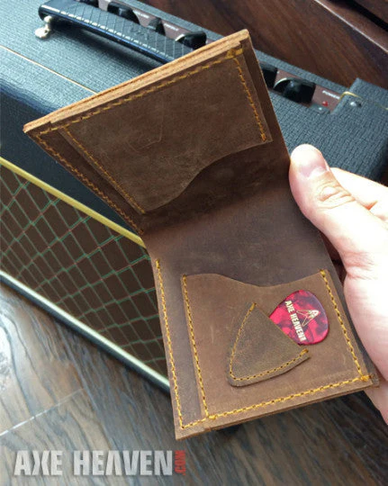 AXE HEAVEN® - CLASSIC BLONDE ELECTRIC GUITAR HANDMADE WALLET - Image 4