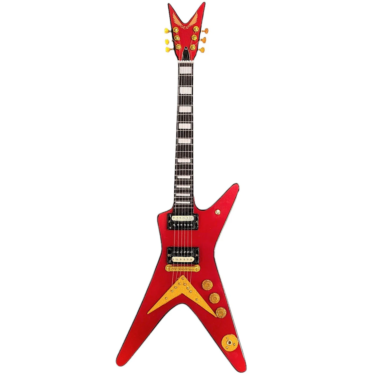 CLASSIC DEAN VINTAGE RED ML MINI GUITAR