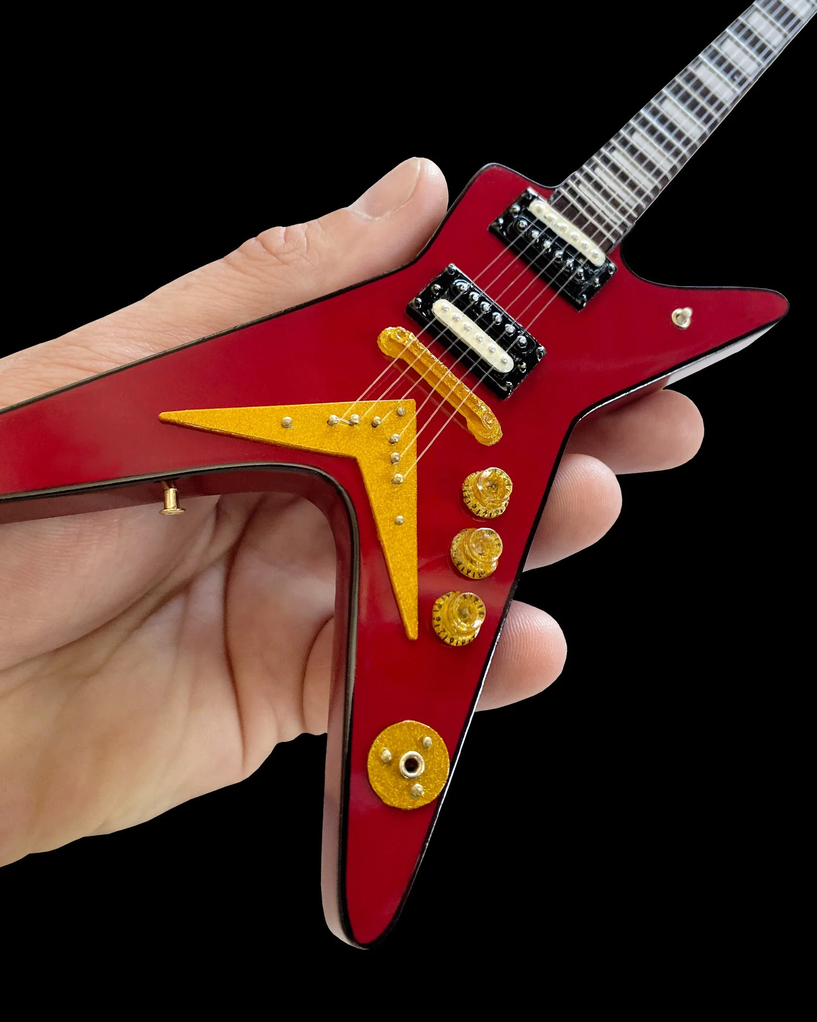 CLASSIC DEAN VINTAGE RED ML MINI GUITAR - Image 2