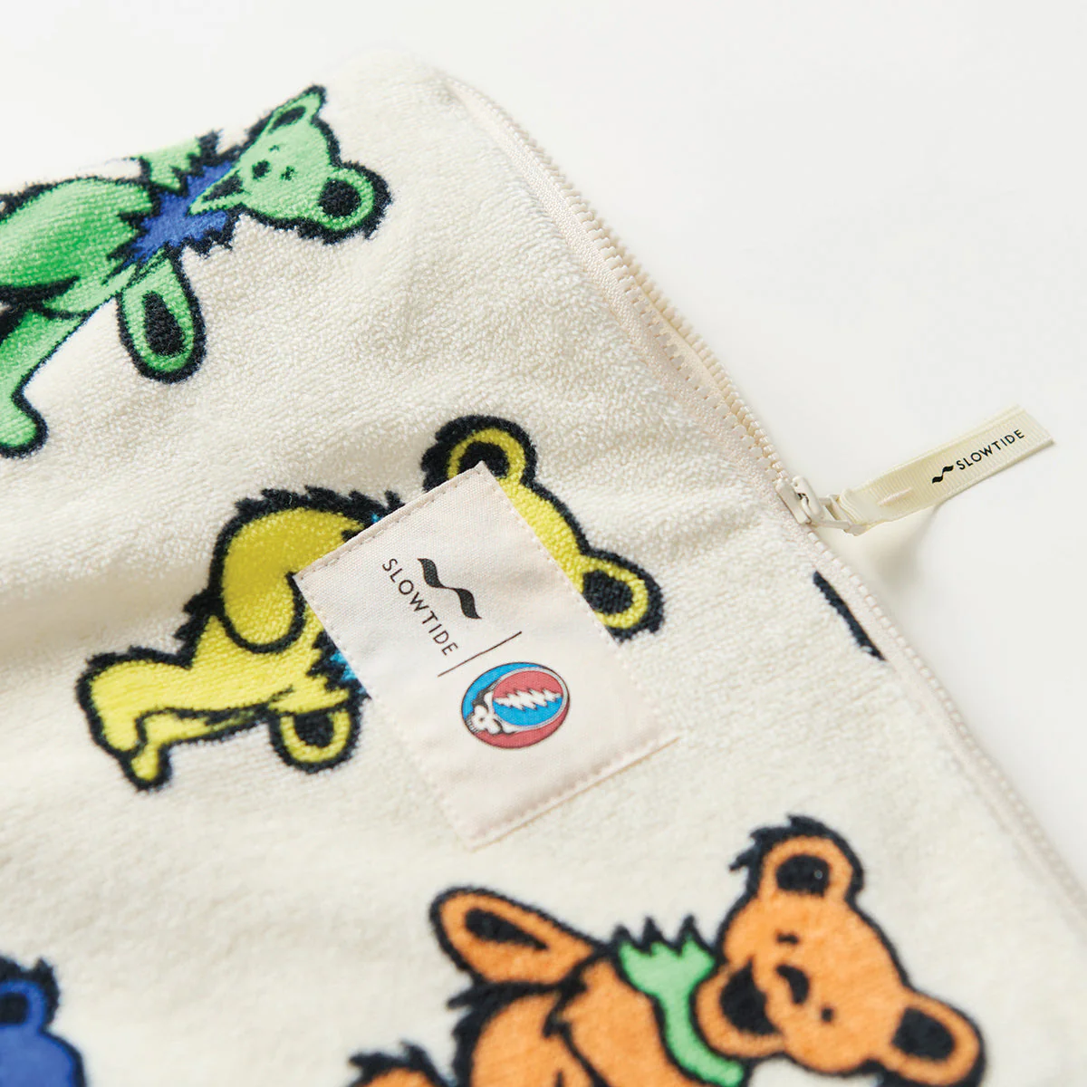GRATEFUL DEAD x SLOWTIDE - DANCING BEARS TERRY POUCH - Image 2