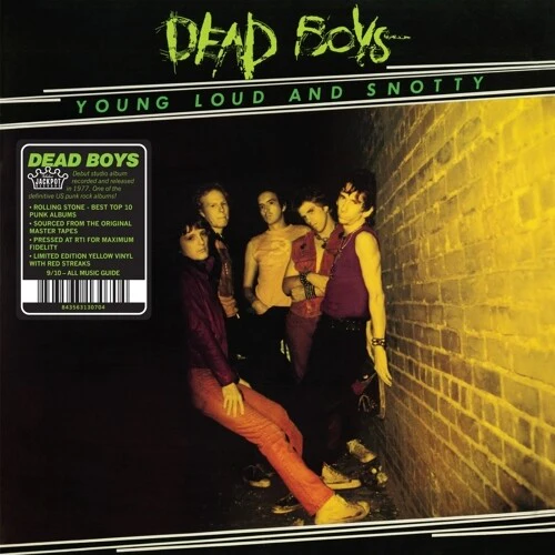DEAD BOYS - YOUNG LOUD AND SNOTTY - BLACK - VINYL LP