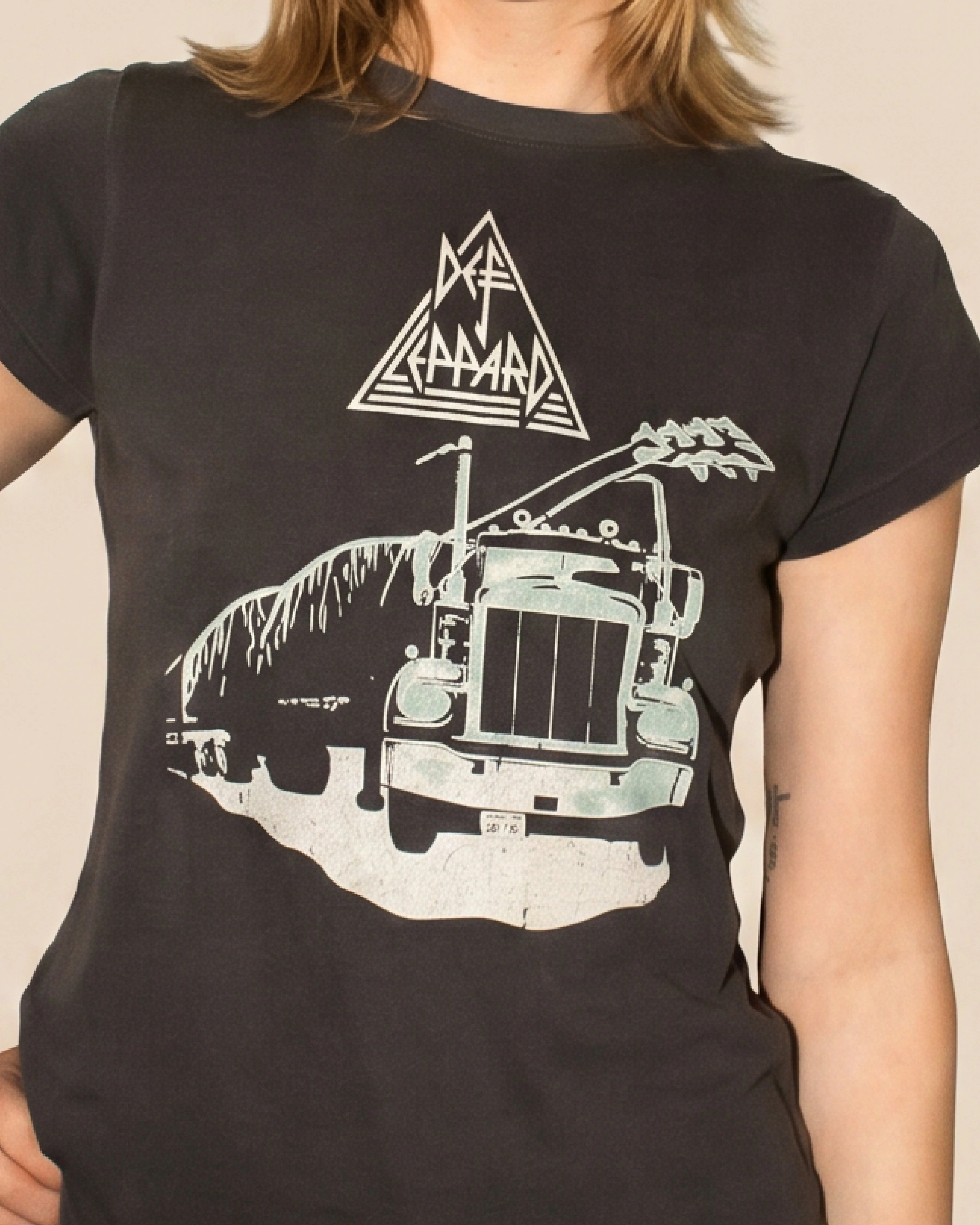 DEF LEPPARD - THROUGH THE NIGHT BABY TEE - Image 2