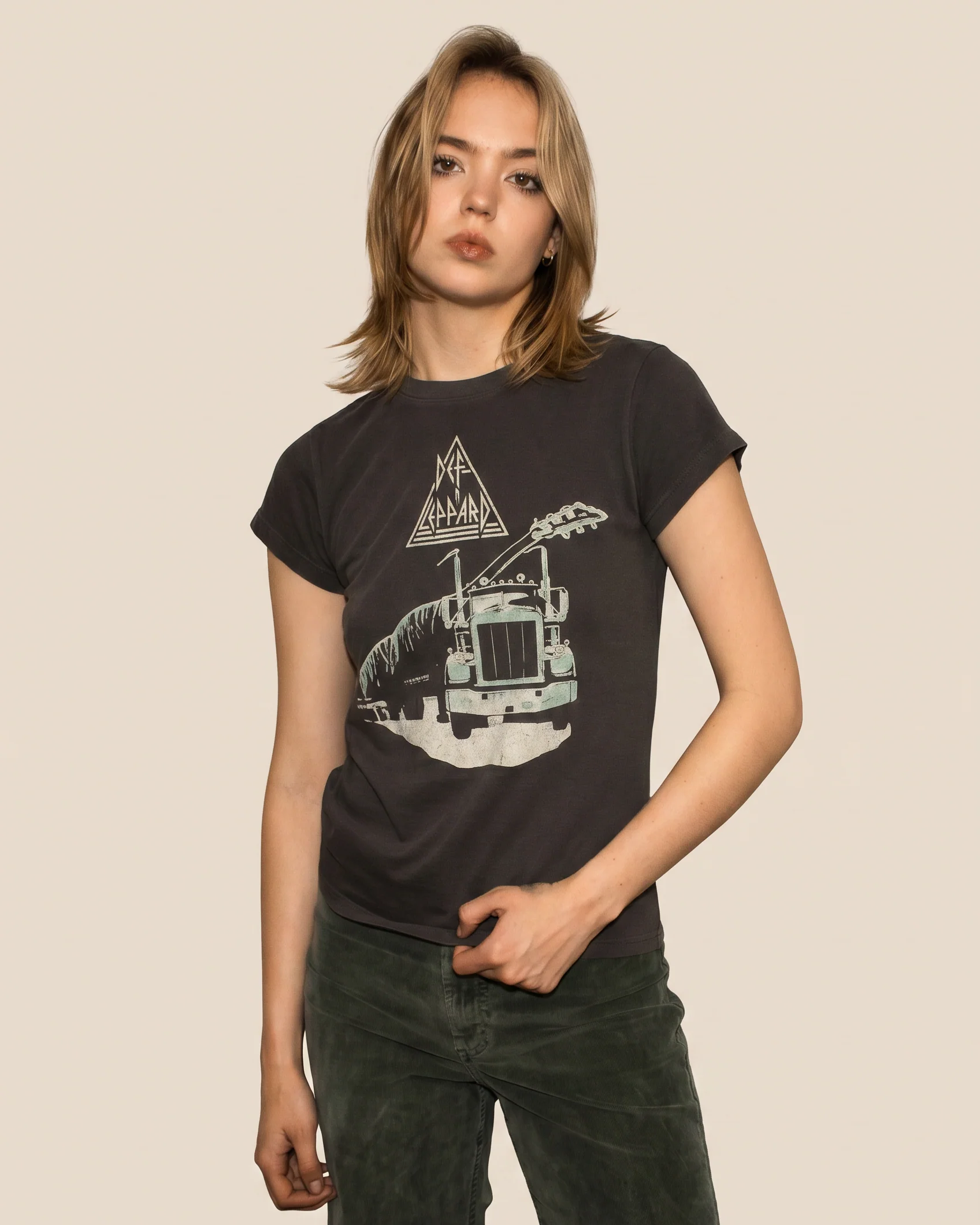 DEF LEPPARD - THROUGH THE NIGHT BABY TEE - Image 3