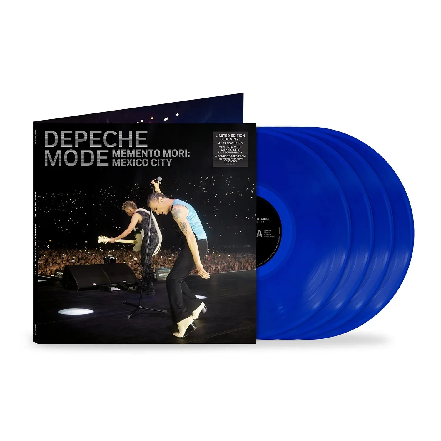 DEPECHE MODE - MEMENTO MORI: MEXICO CITY - BLUE COLOR - 4-LP - VINYL LP