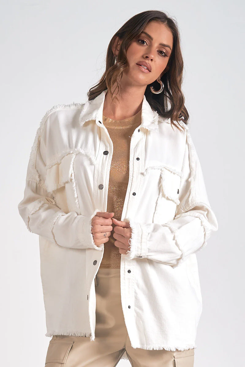 ROCK & ROLL TWO-TONE SHACKET BY ELAN - Image 10