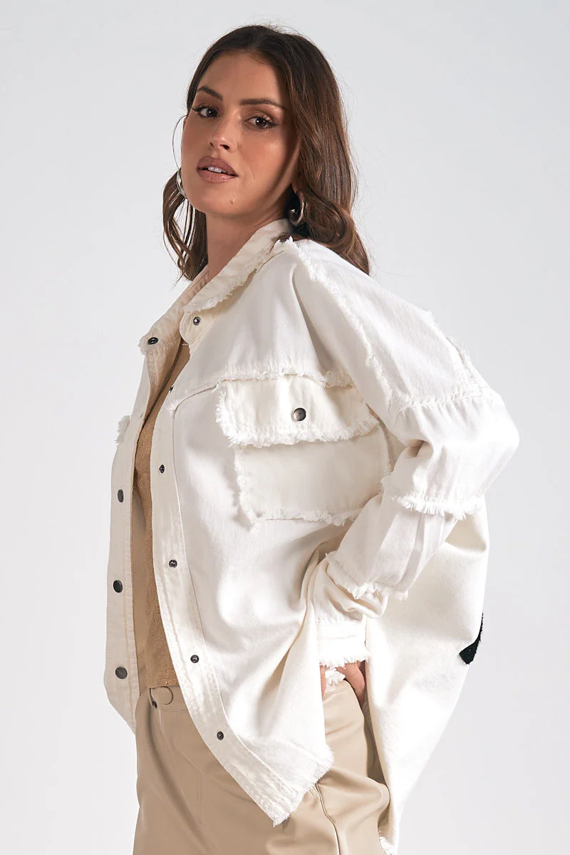 ROCK & ROLL TWO-TONE SHACKET BY ELAN - Image 11