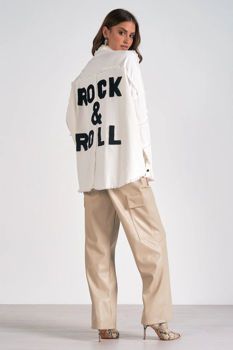 ROCK & ROLL TWO-TONE SHACKET BY ELAN - Image 12