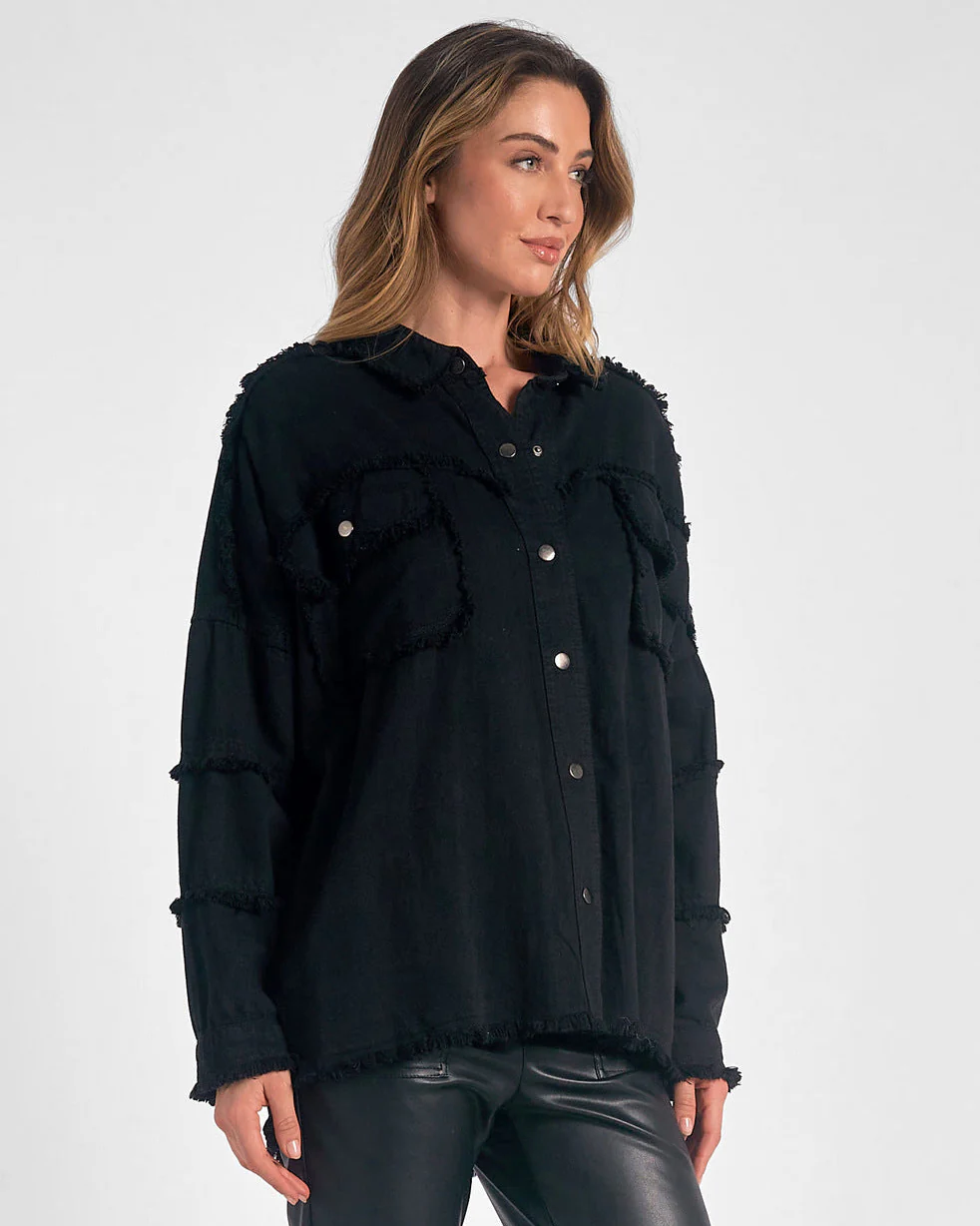 ROCK & ROLL TWO-TONE SHACKET BY ELAN - Image 4