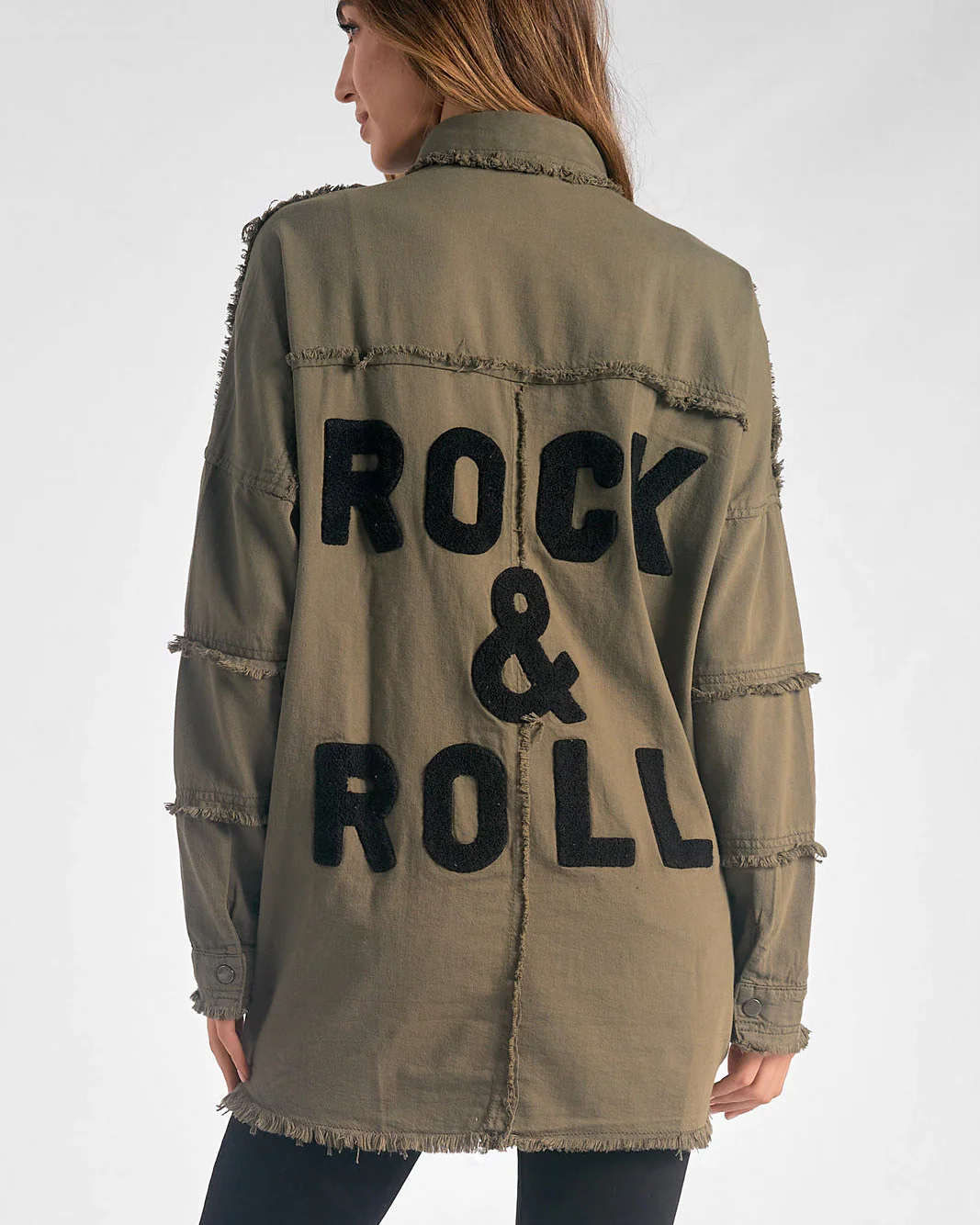 ROCK & ROLL TWO-TONE SHACKET BY ELAN - Image 6