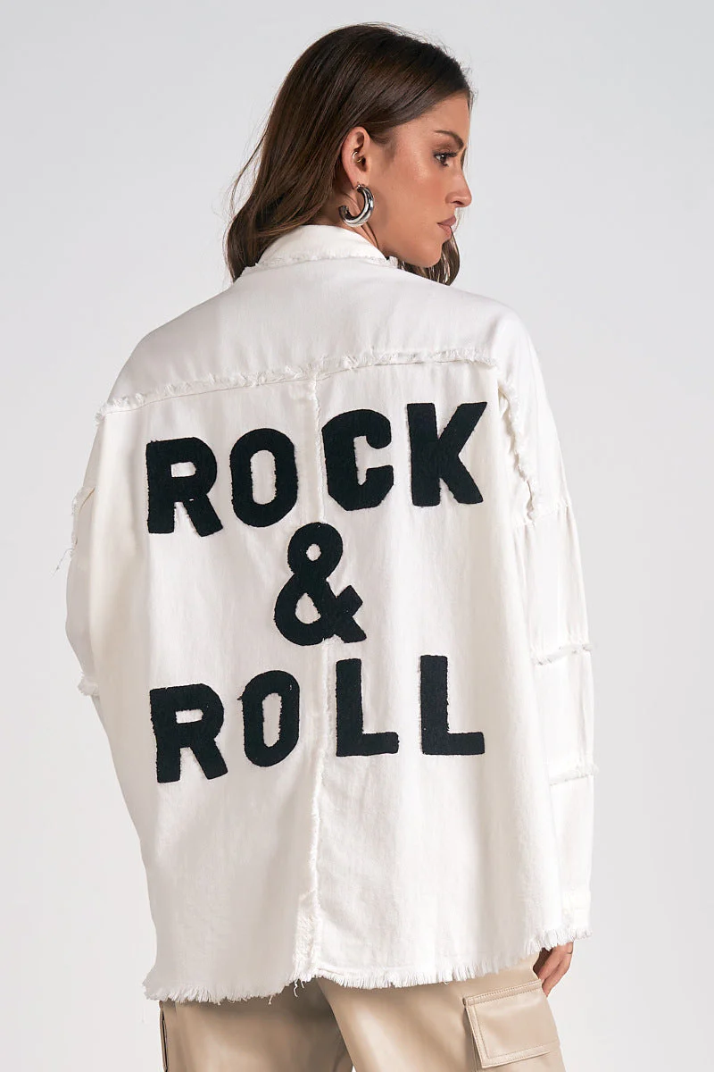 ROCK & ROLL TWO-TONE SHACKET BY ELAN - Image 8