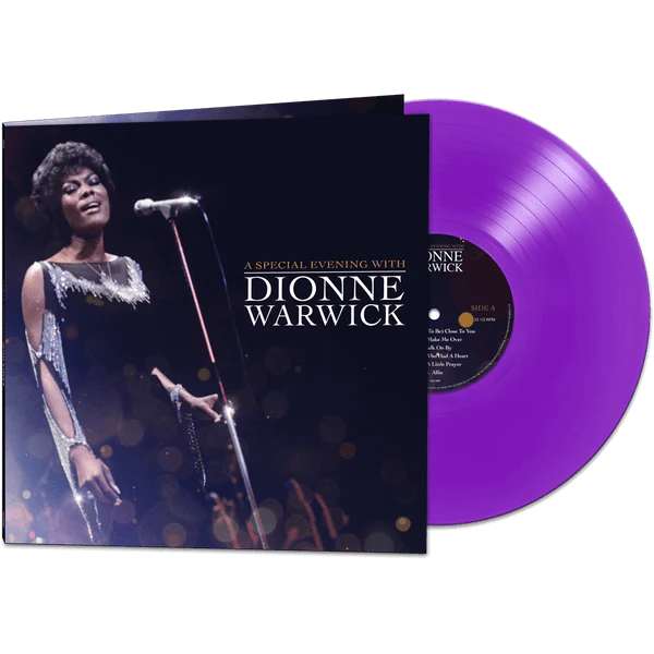 DIONNE WARWICK - A SPECIAL EVENING WITH DIONNE WARWICK - PURPLE COLOR - VINYL LP