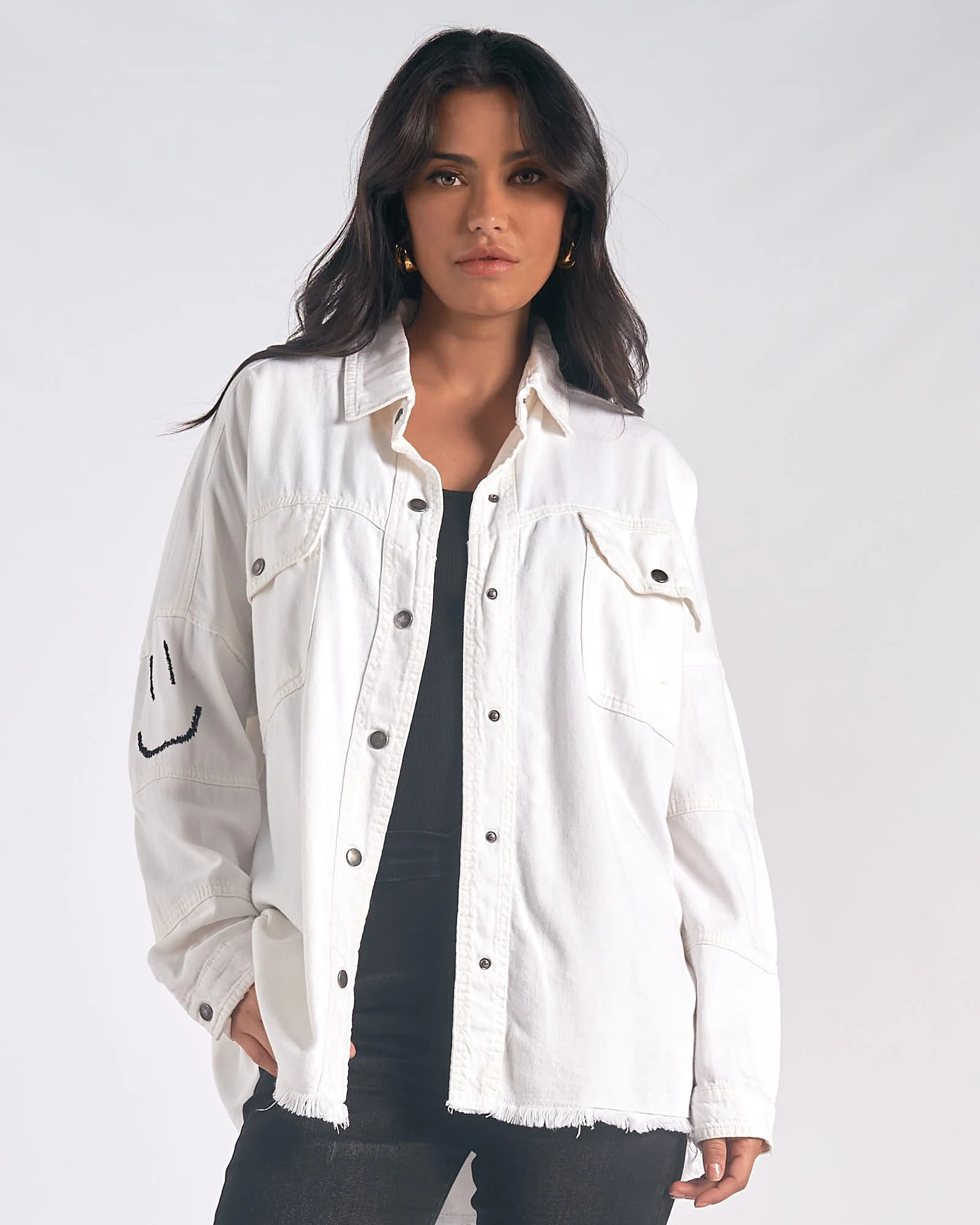 DOLLY SMILEY SHACKET BY ELAN - Image 4