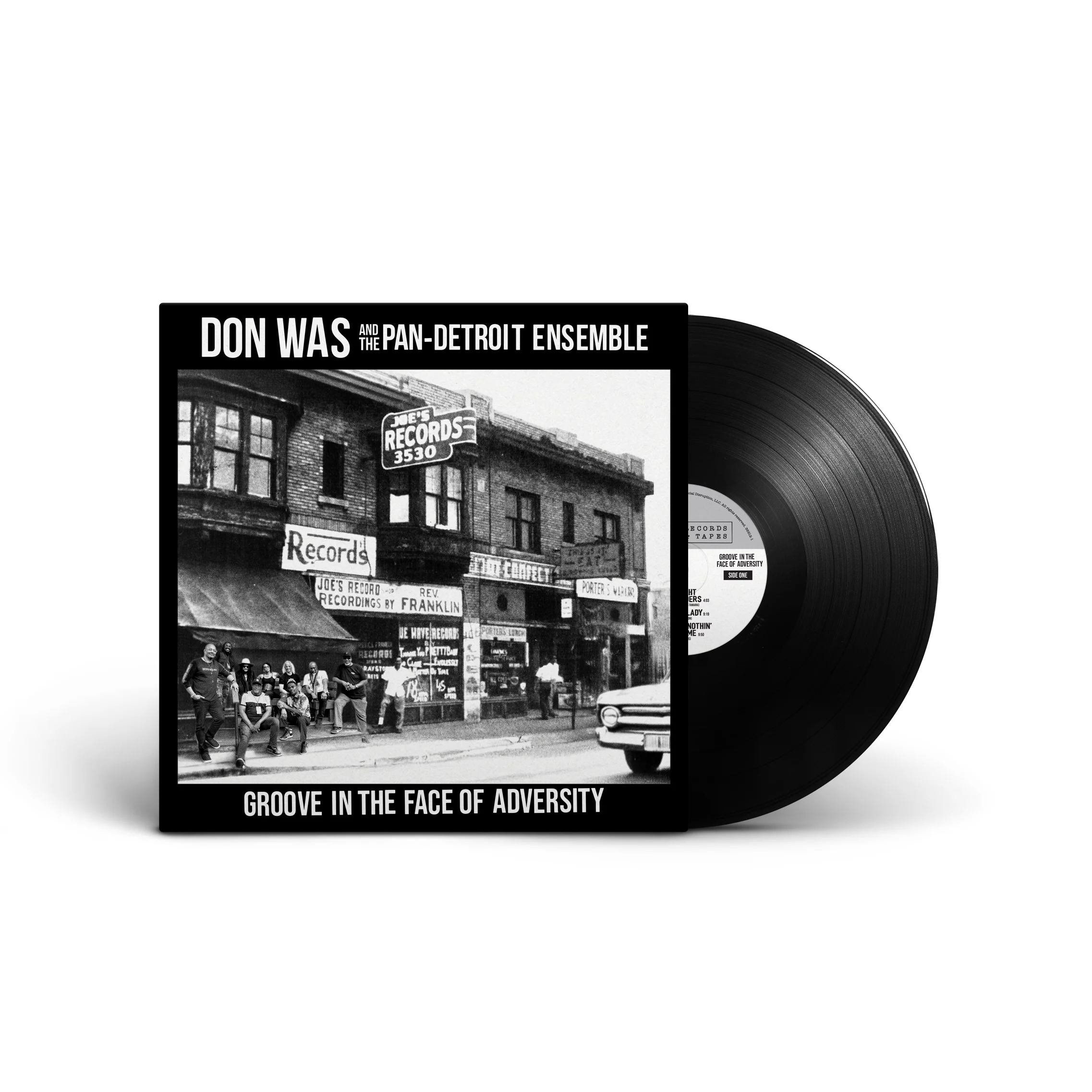 DON WAS AND THE PAN-DETROIT ENSEMBLE - GROOVE IN THE FACE OF ADVERSITY - VINYL LP