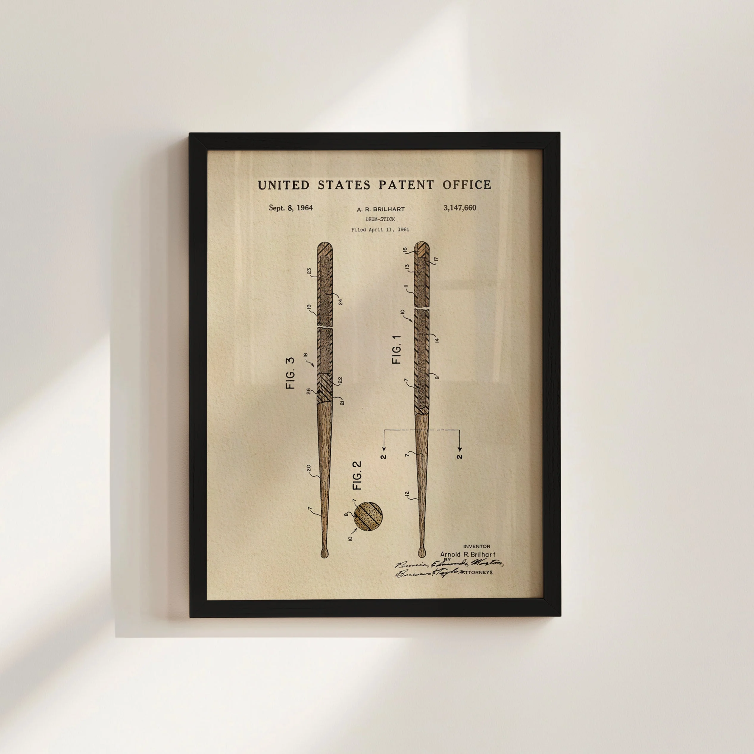 TIMELESS PATENTS - DRUMSTICKS PRINT - Image 2