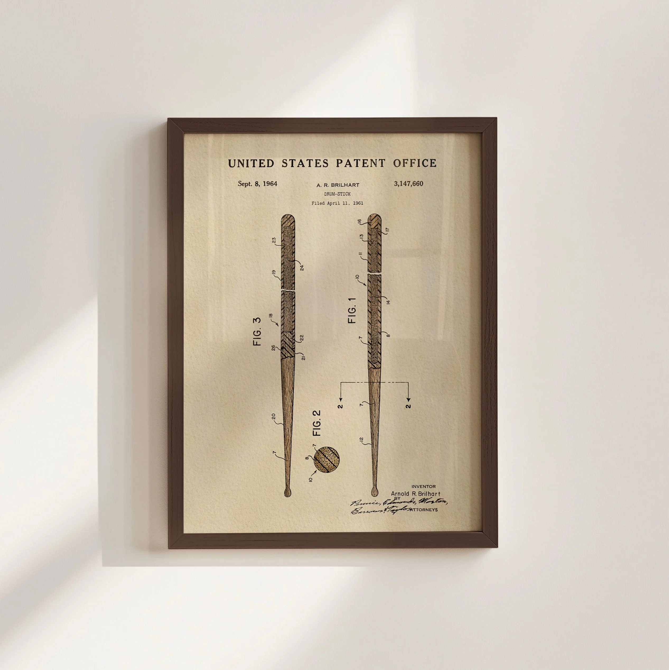 TIMELESS PATENTS - DRUMSTICKS PRINT - Image 3