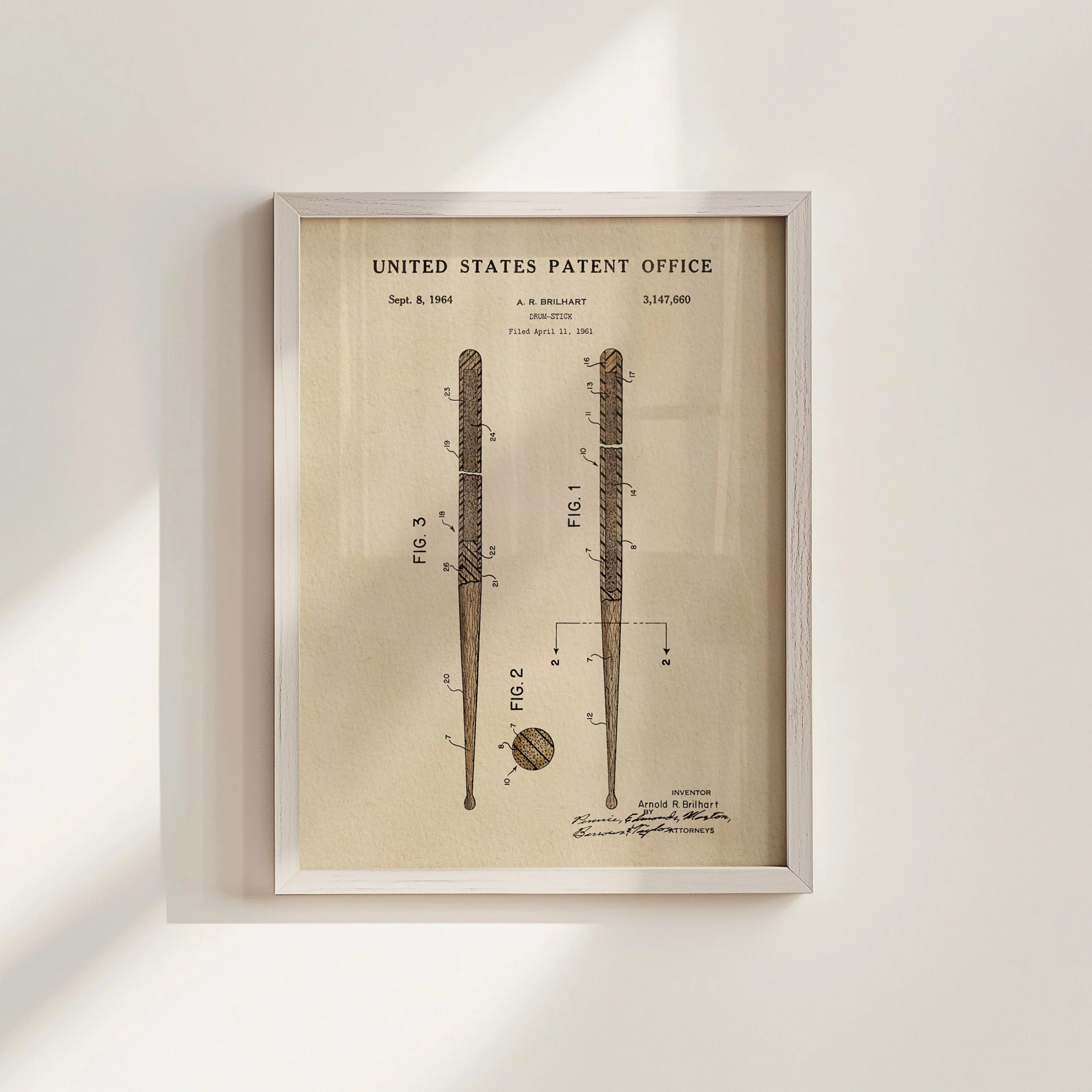 TIMELESS PATENTS - DRUMSTICKS PRINT - Image 5