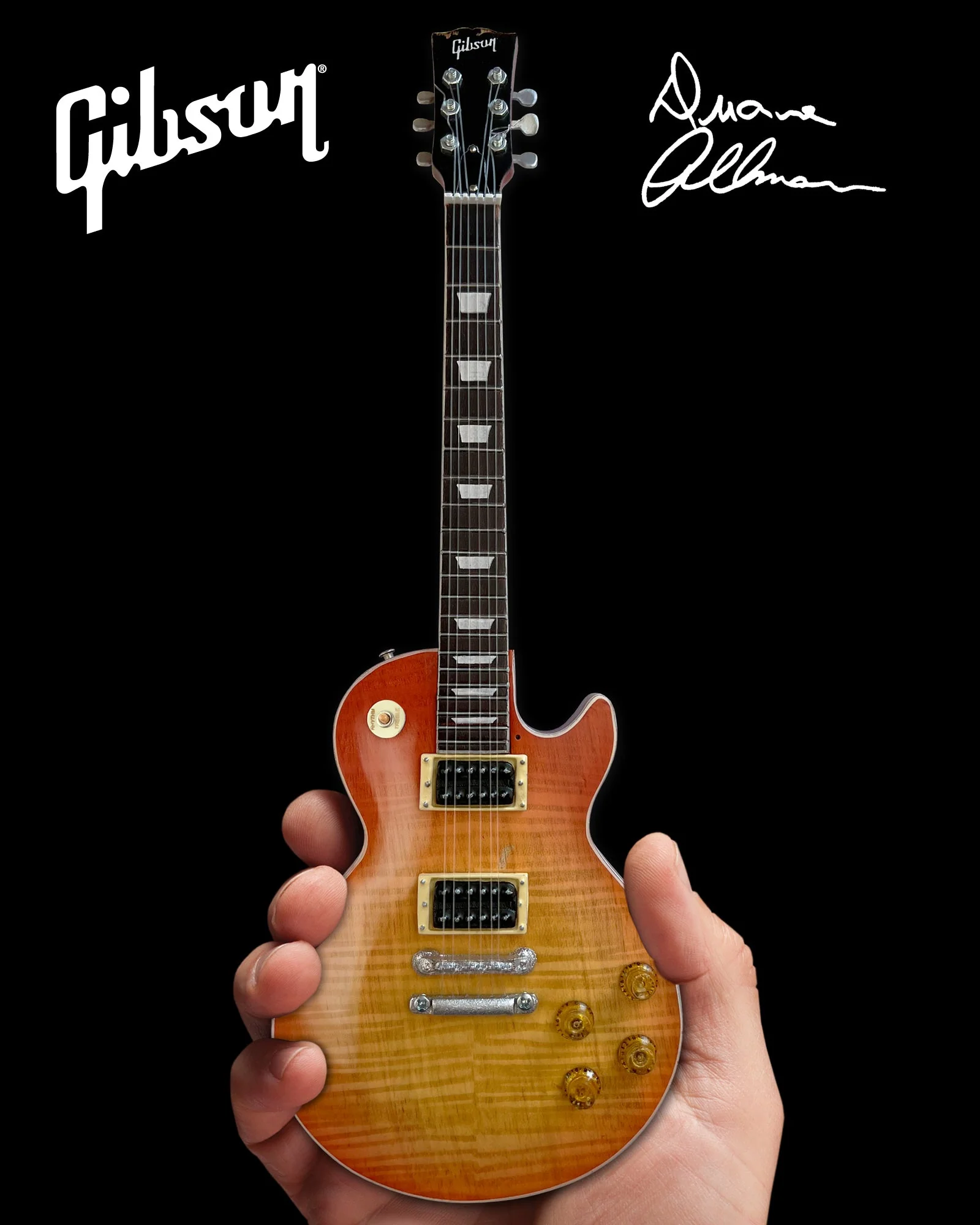 DUANE ALLMAN - GIBSON LES PAUL SIGNATURE - SET OF 3 MINI GUITARS - Image 10