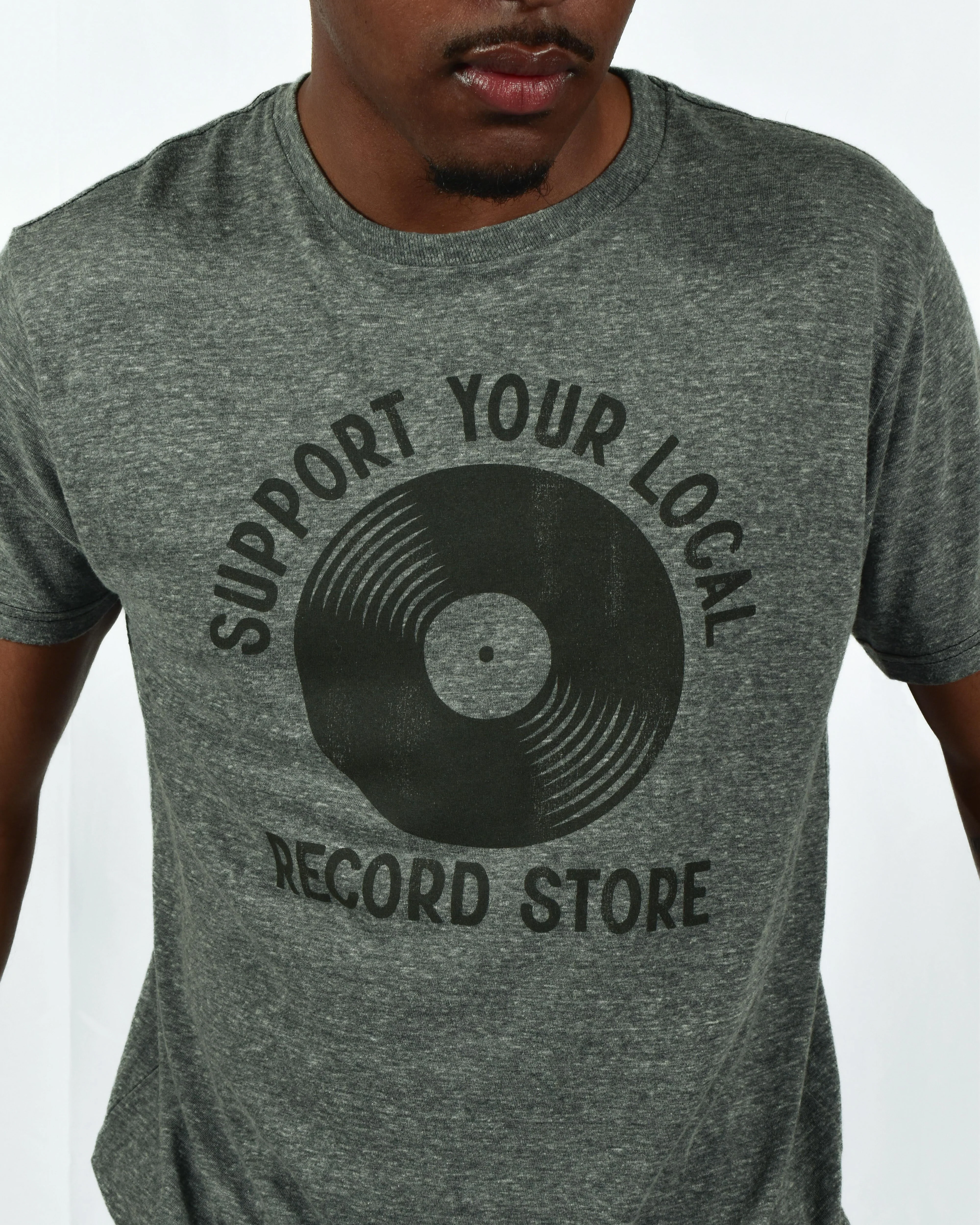 ROCK HALL SUPPORT YOUR LOCAL RECORD STORE GRAPHIC T-SHIRT - Image 5