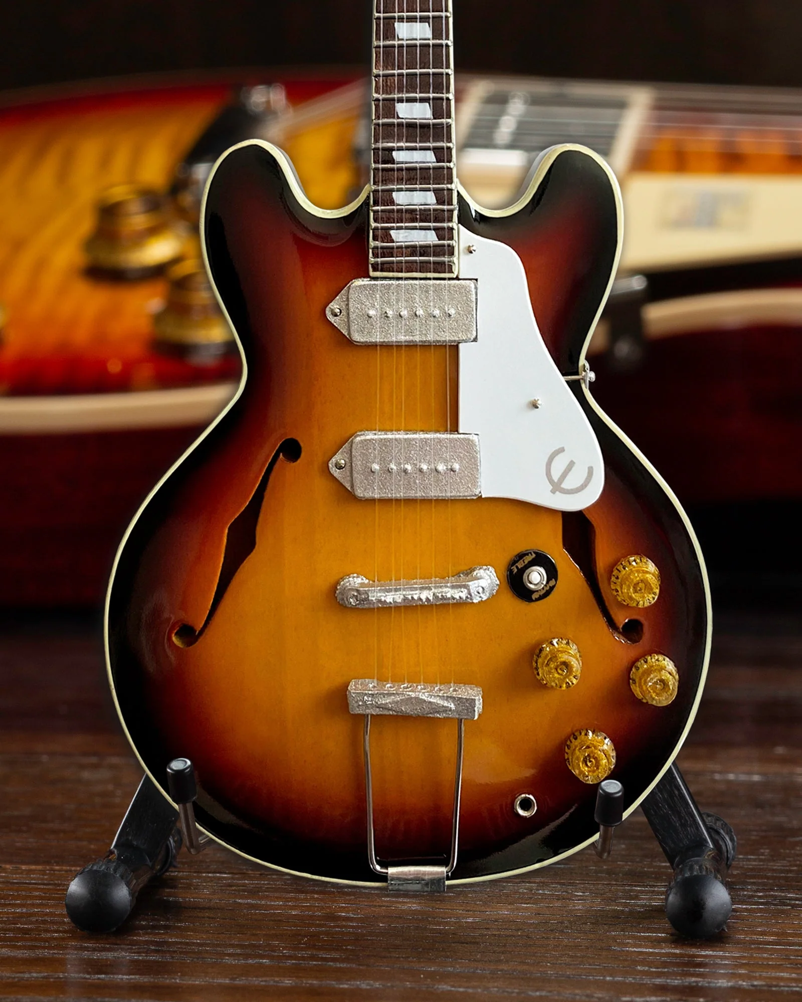 EPIPHONE - 1965 CASINO SUNBURST - MINI GUITAR - Image 4