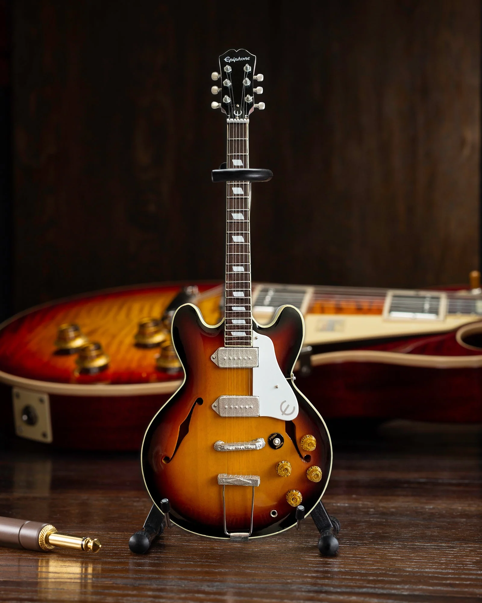EPIPHONE - 1965 CASINO SUNBURST - MINI GUITAR - Image 5