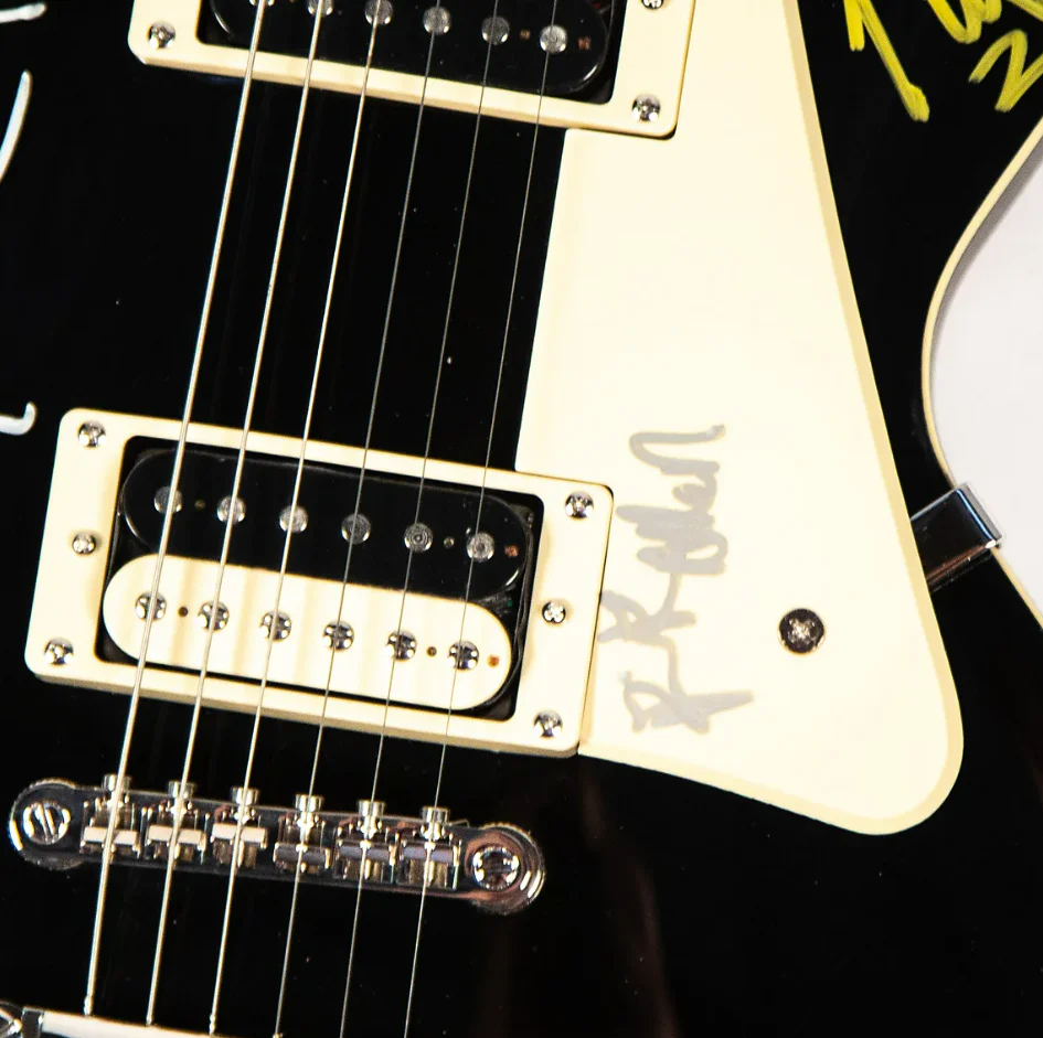 EPIPHONE LIMITED EDITION LES PAUL TRADITIONAL PRO-II GUITAR - SIGNED BY DEF LEPPARD - Image 7
